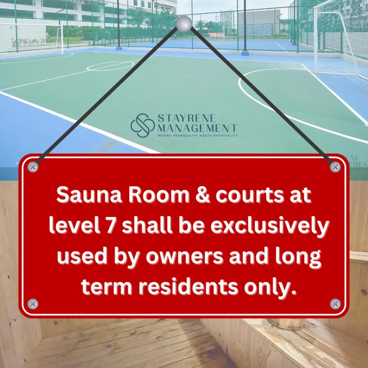 Area and facilities in Bali Sea View Residences Melaka at Stayrene