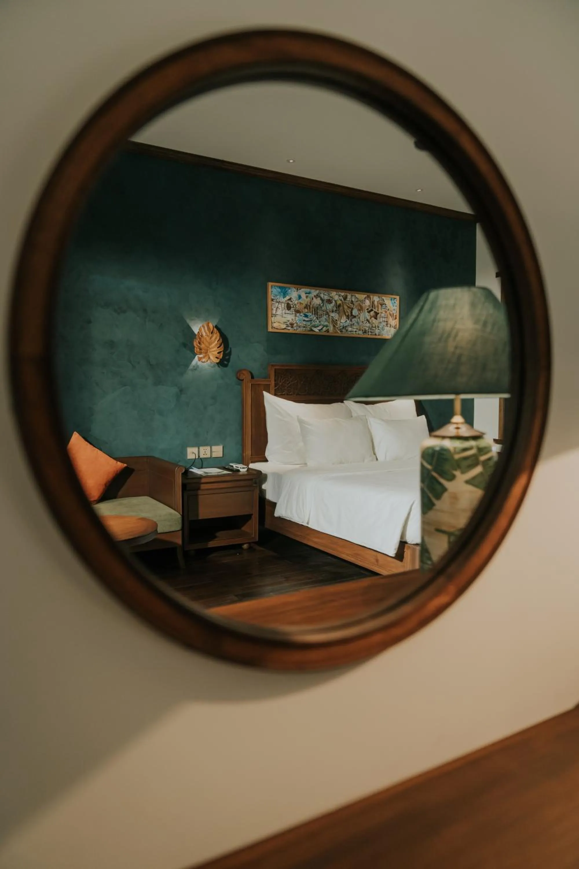 Bed in Amour Resort Bavi