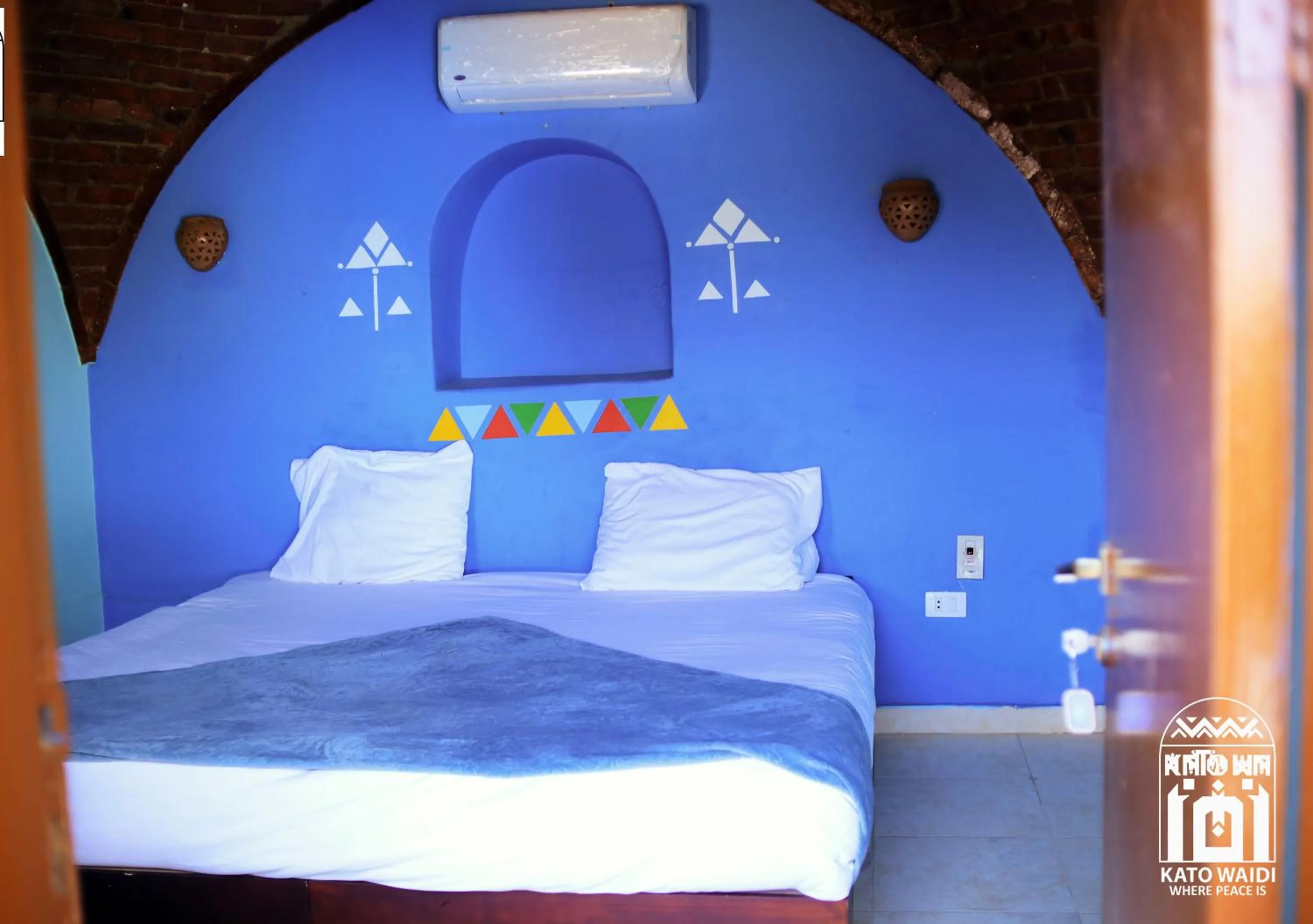 Bed in Kato Waidi Nubian Resort