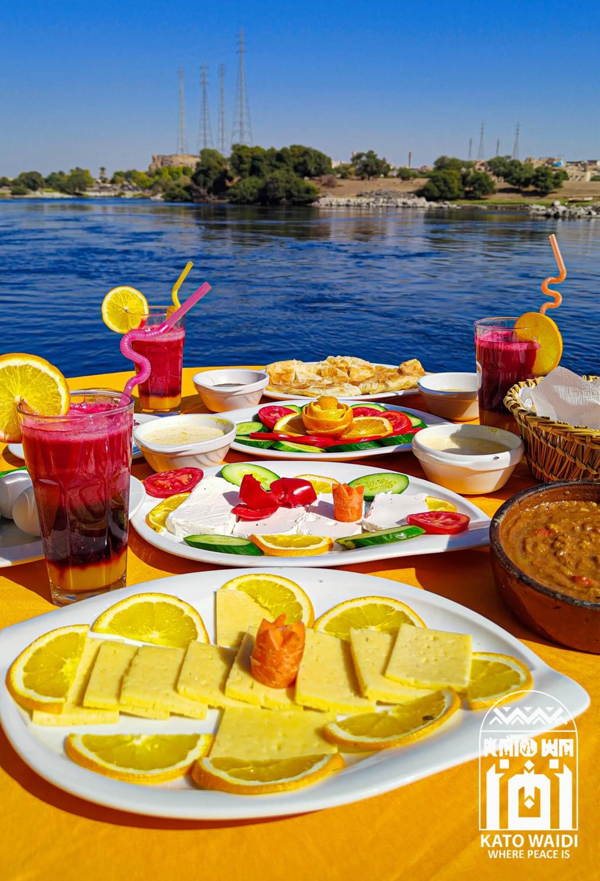 Breakfast in Kato Waidi Nubian Resort