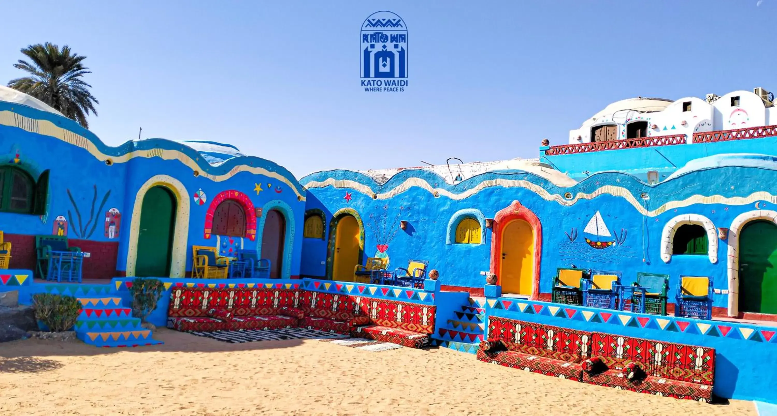 Deluxe Double or Twin Room with River View - single occupancy in Kato Waidi Nubian Resort Deluxe Double or Twin Room with River View - single occupancy in Kato Waidi Nubian Resort