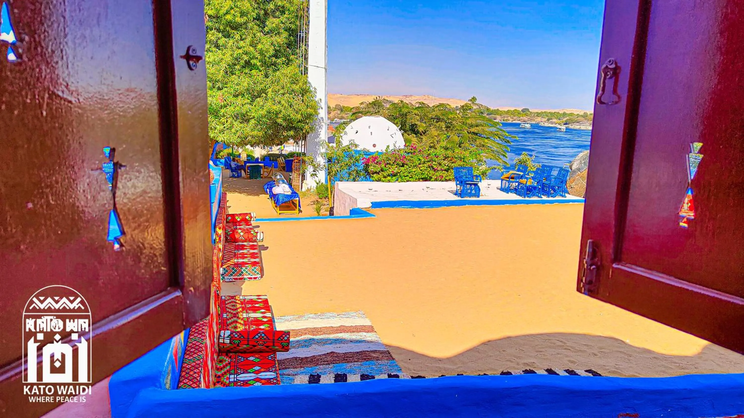 River view in Kato Waidi Nubian Resort