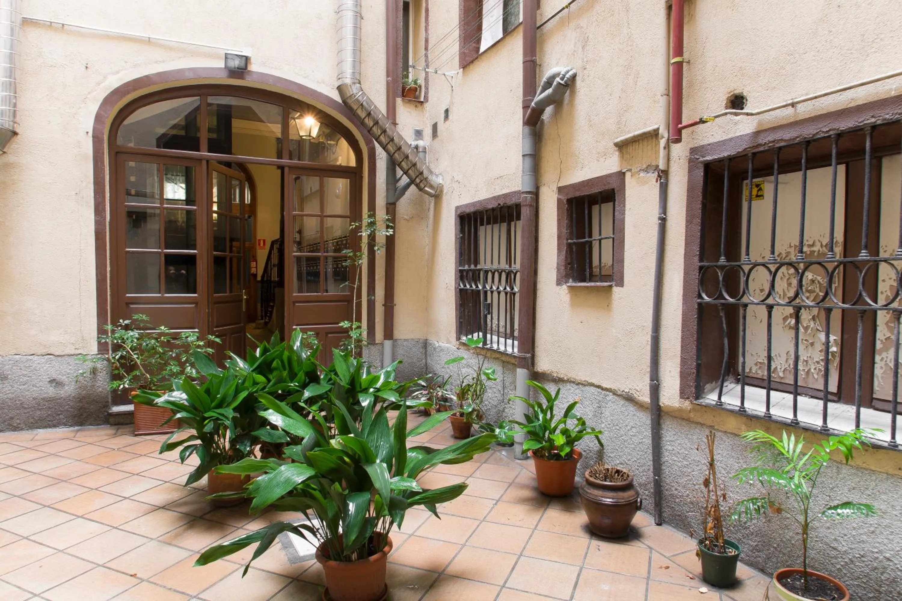 Patio in Hostal La Vera