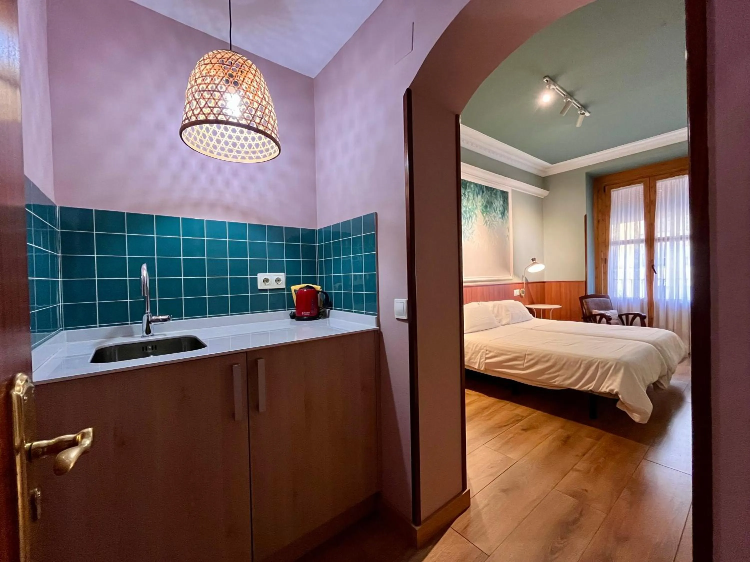 Photo of the whole room, Bed in Hostal La Vera