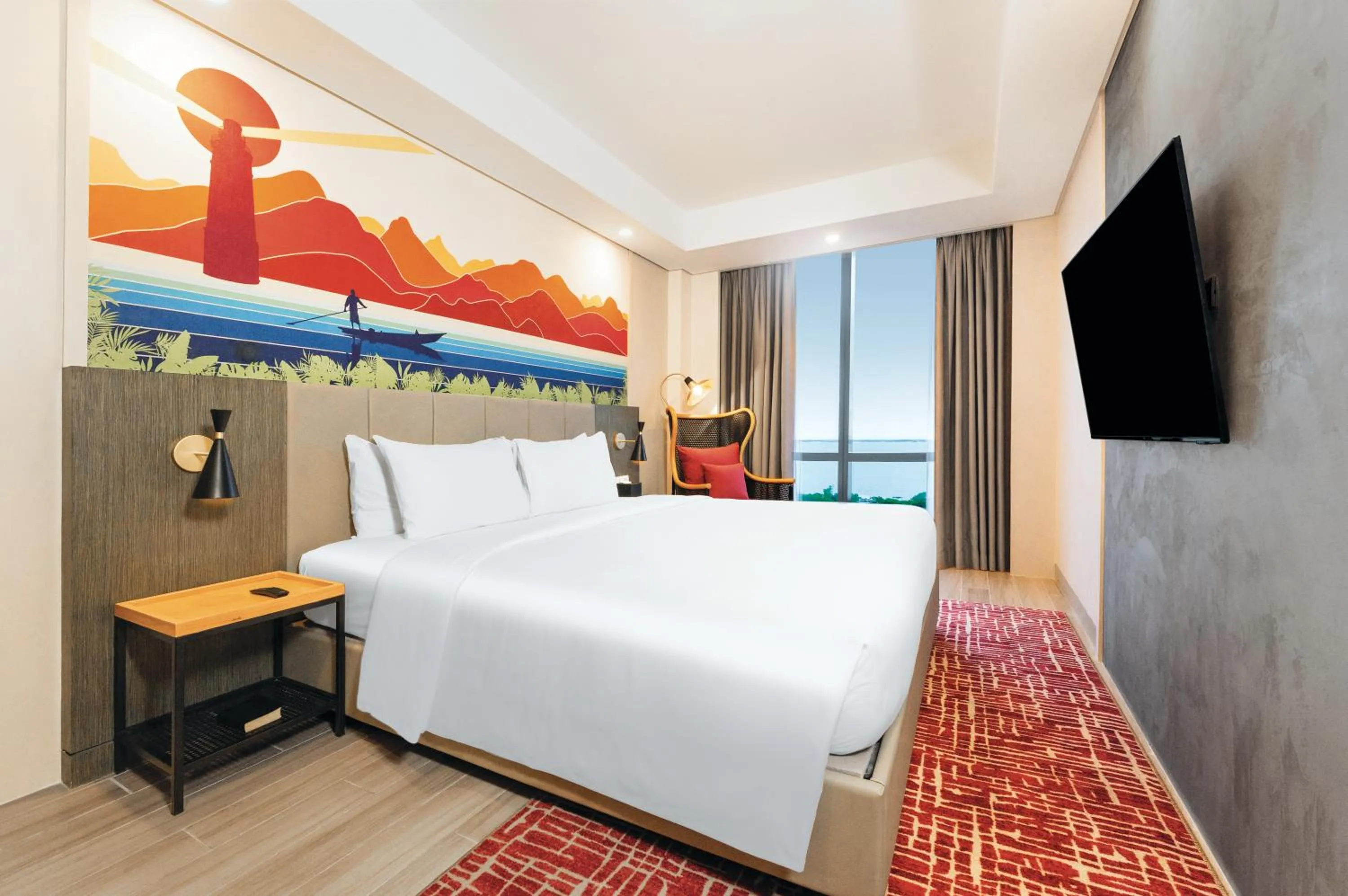 Bedroom, Bed in Mercure Mactan Cebu