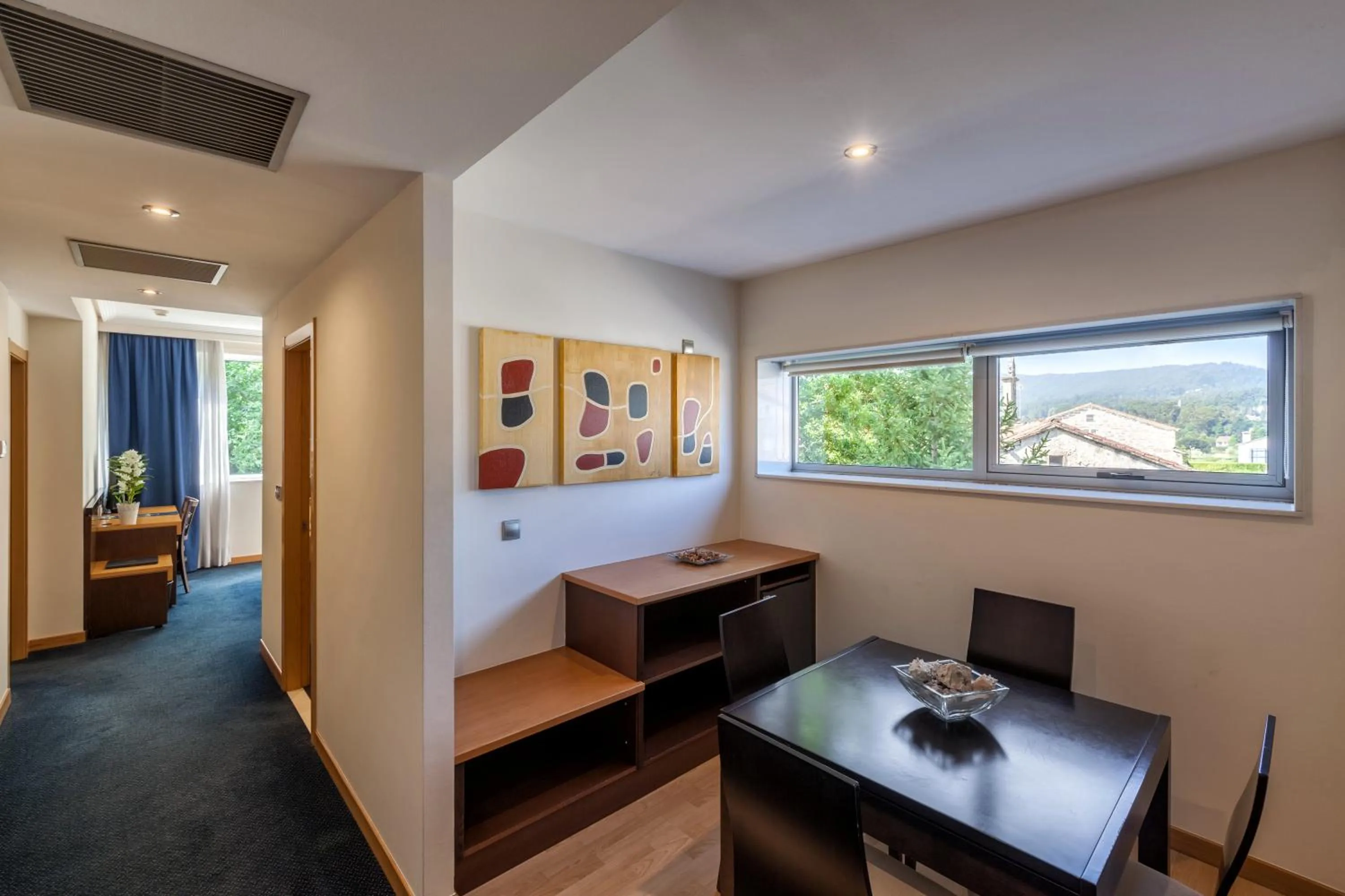 Living room in Hotel Balneario de Compostela