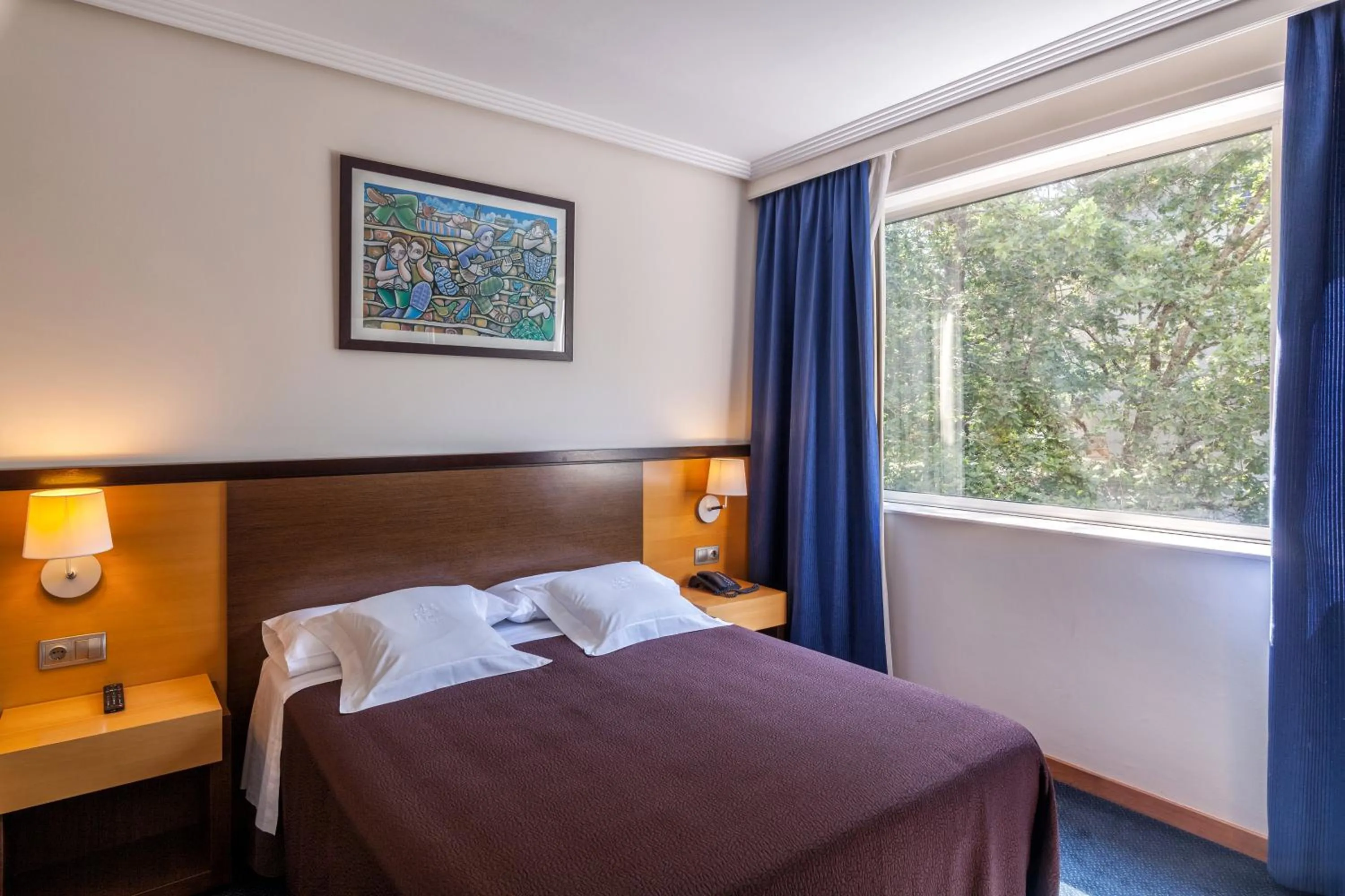 Bed in Hotel Balneario de Compostela