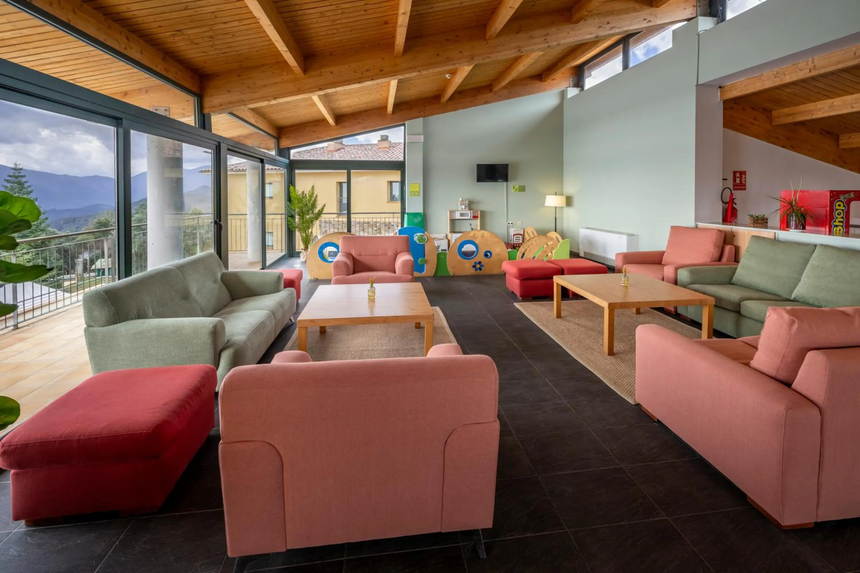 Living room in Vilar Rural De Sant Hilari Sacalm by Serhs Hotels