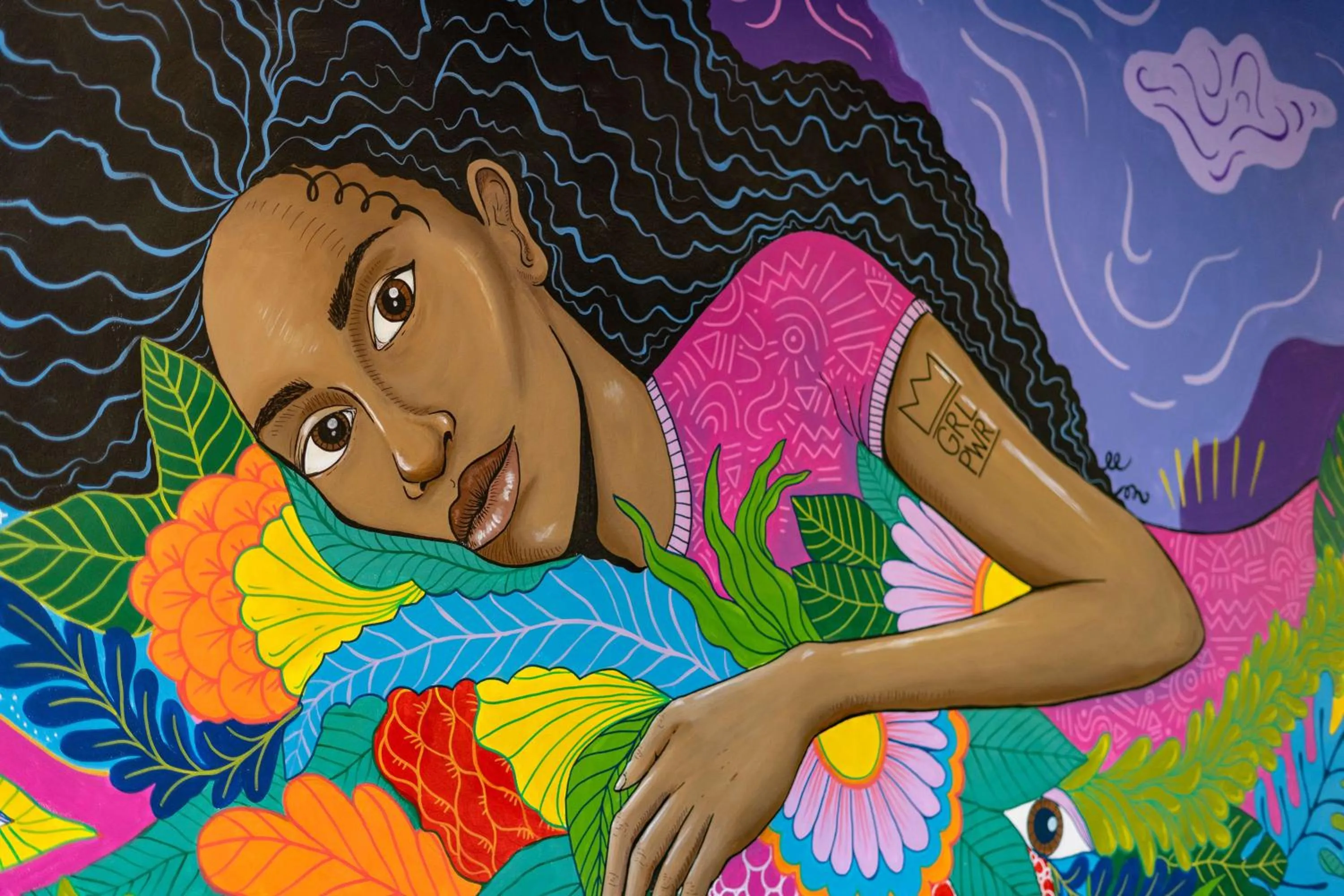 Decorative detail in Hostelle - women only hostel London