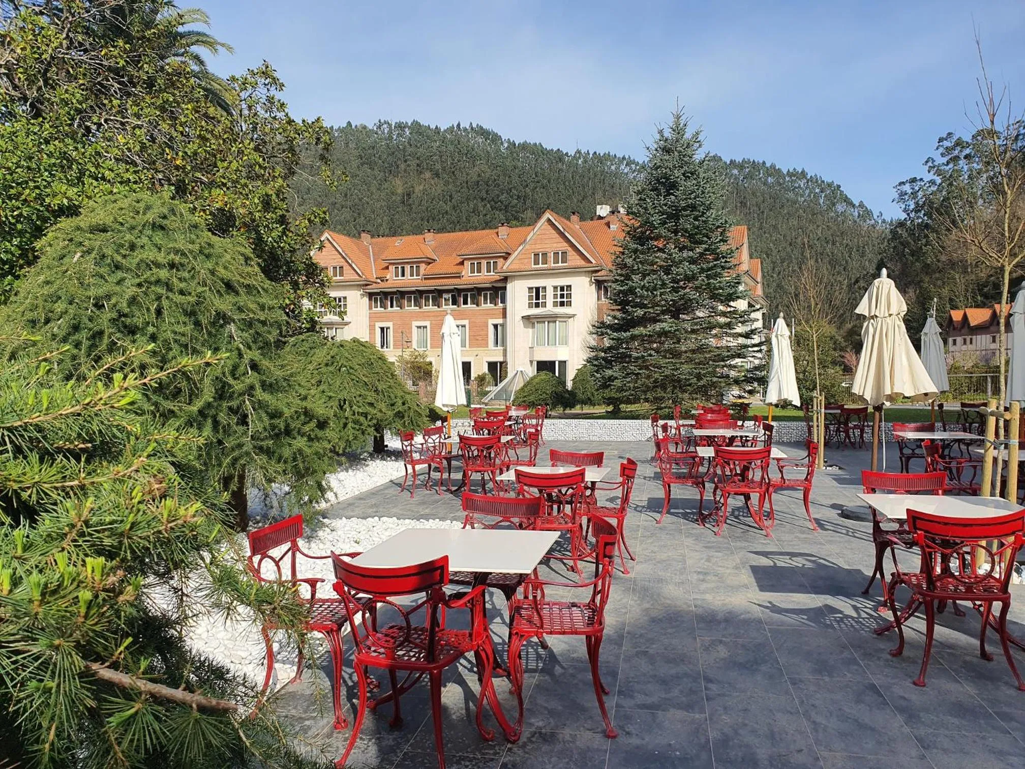 Balcony/Terrace in Gran Hotel Balneario De Puente Viesgo