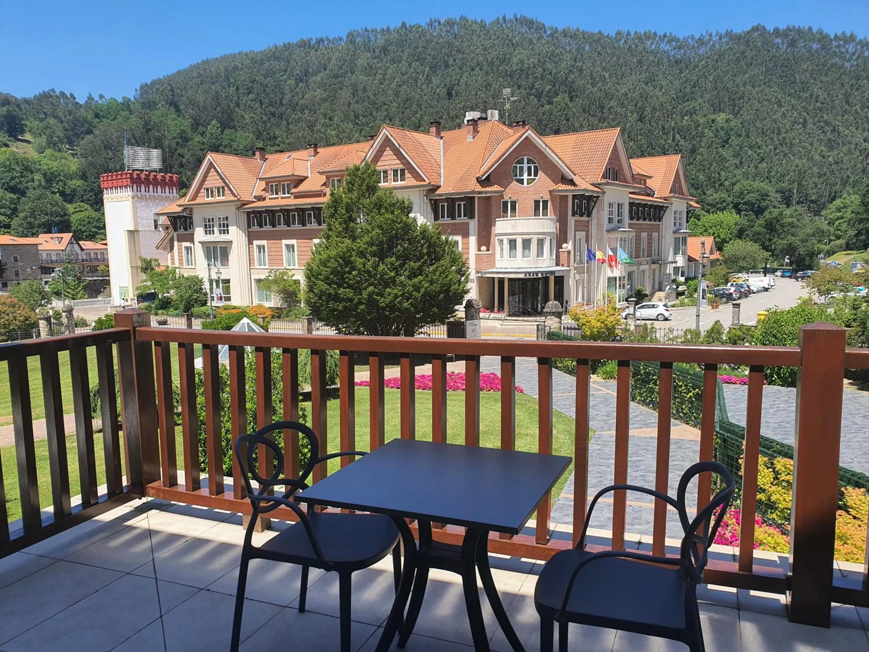 Balcony/Terrace in Gran Hotel Balneario De Puente Viesgo