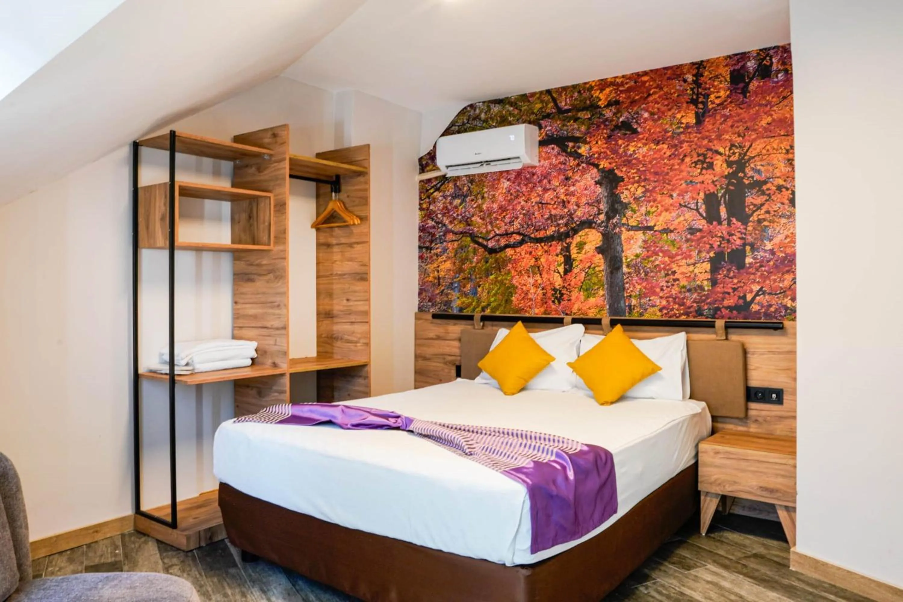 Bed in Lupo Libero Hotel Spa