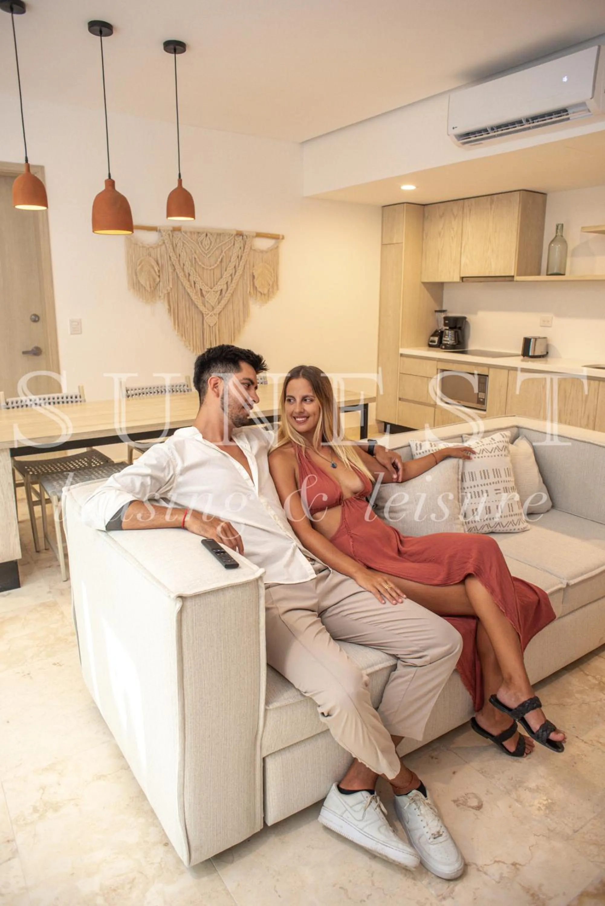 Seating area in Hunab Tulum