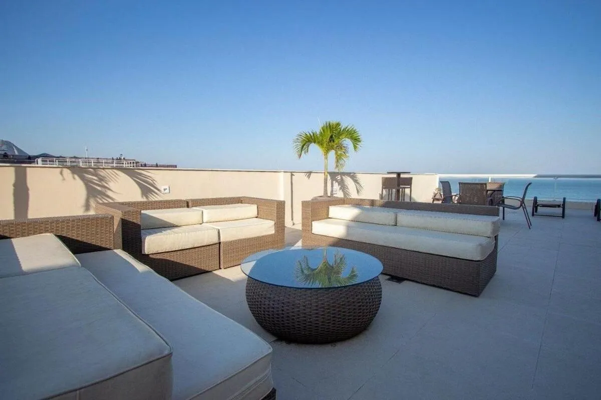 Balcony/Terrace in Flat Praia de Copacabana - Pé na Areia