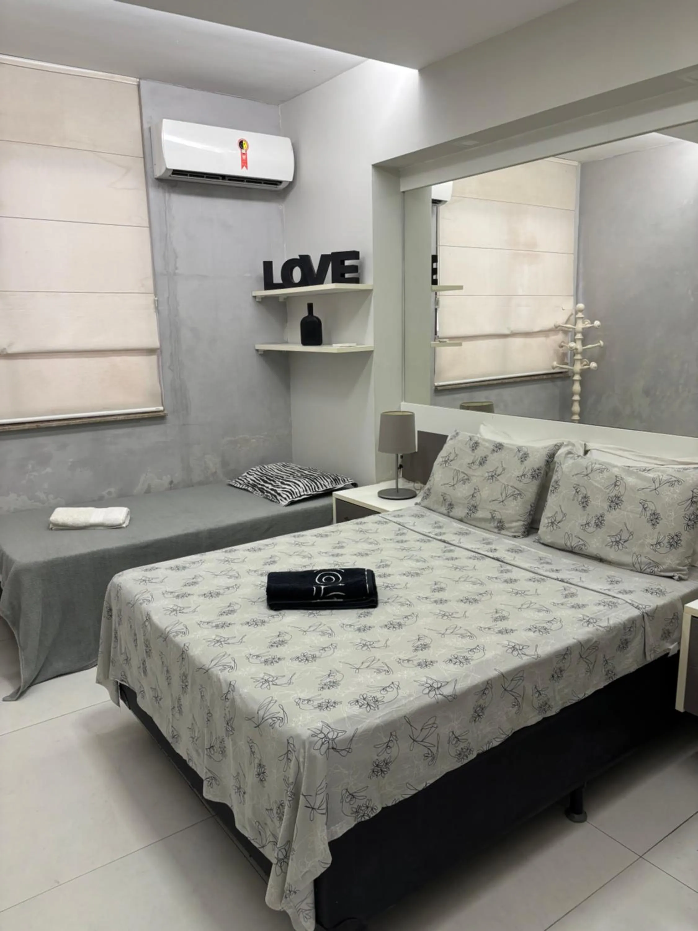 Bed in Flat Praia de Copacabana - Pé na Areia