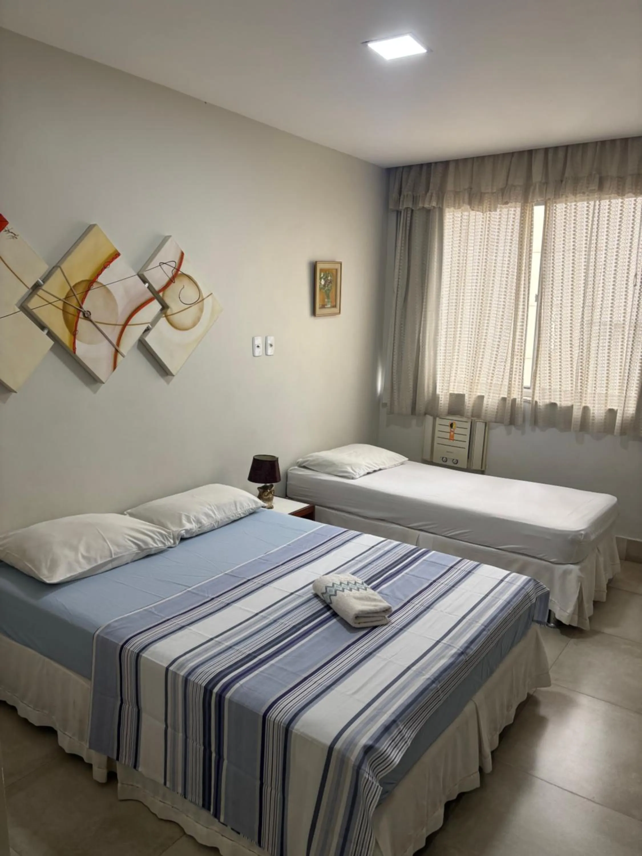 Bed in Flat Praia de Copacabana - Pé na Areia