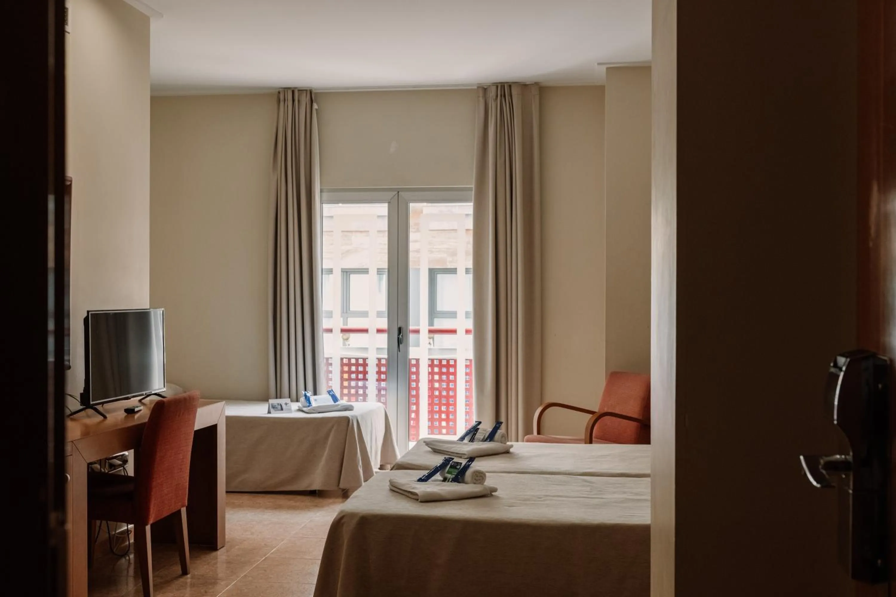 Bed in Hotel Traíña