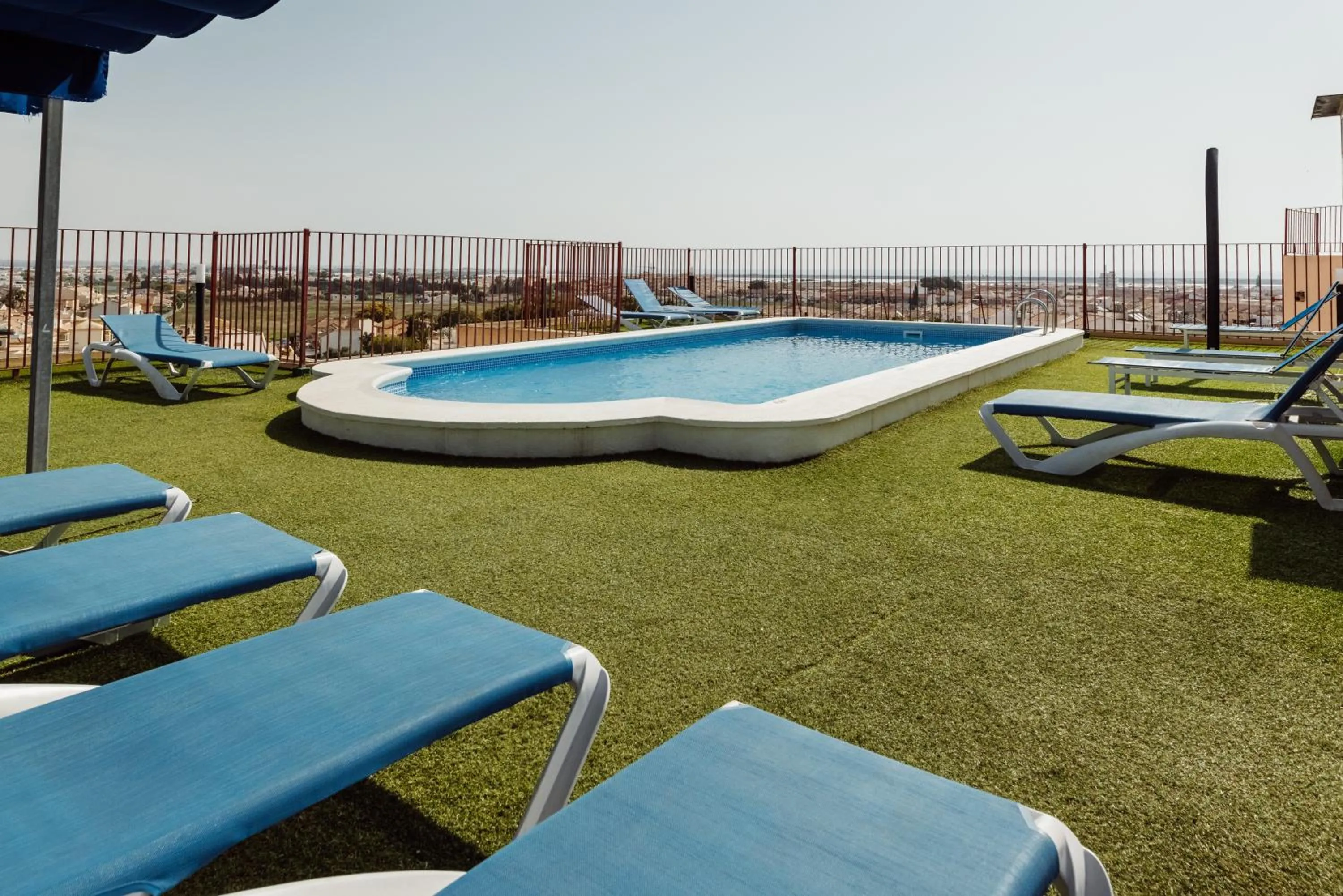Swimming pool in Hotel Traíña