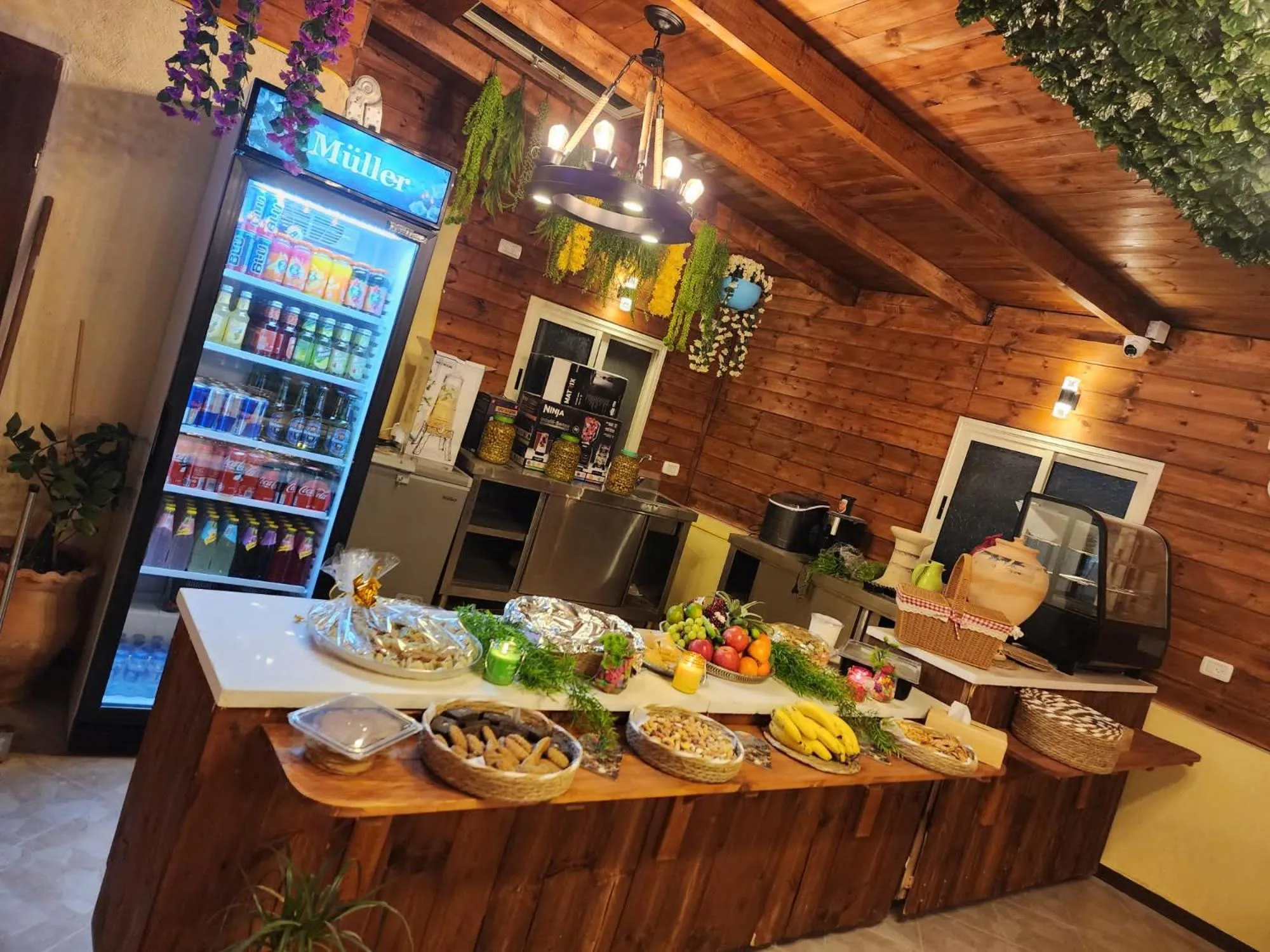 Buffet breakfast in Seedi Yousef Hostel & Cafe