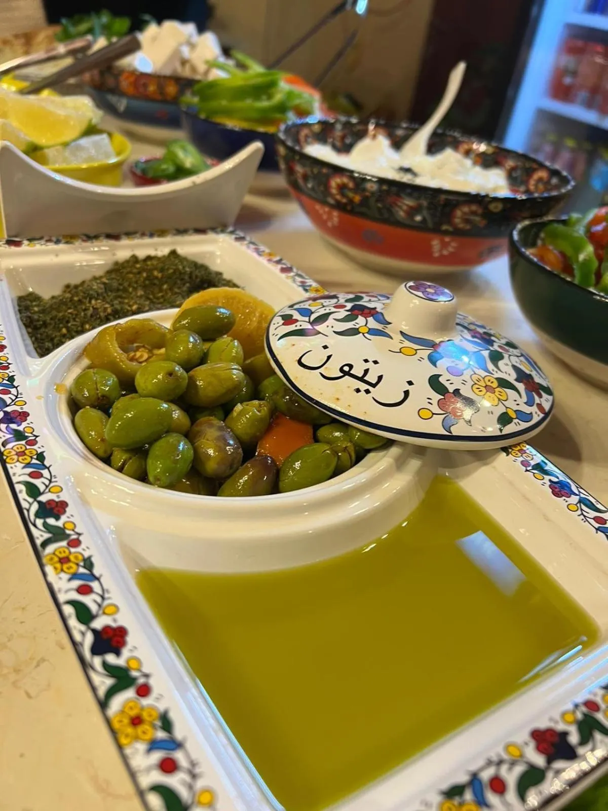 Buffet breakfast in Seedi Yousef Hostel & Cafe