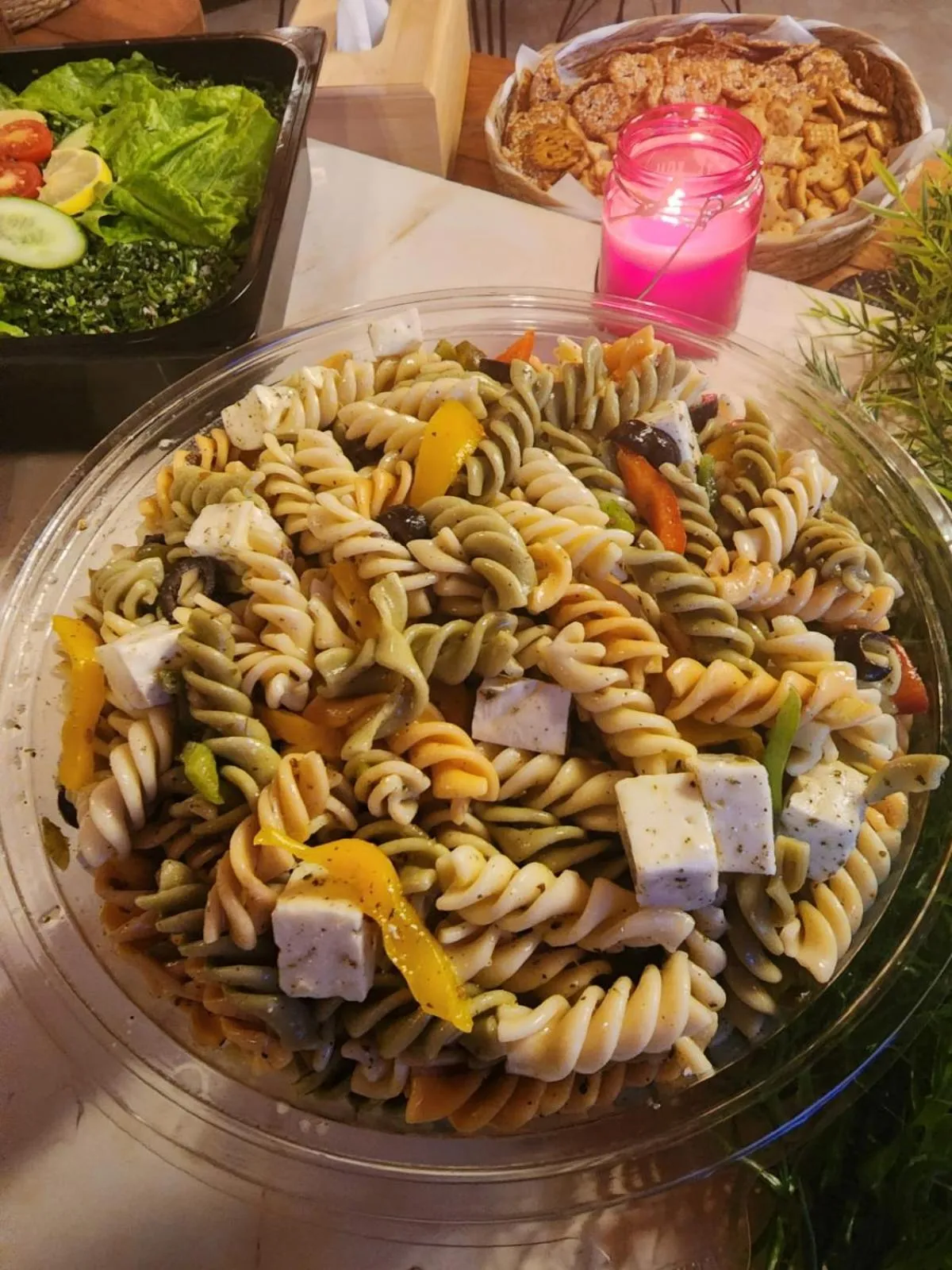 Buffet breakfast in Seedi Yousef Hostel & Cafe