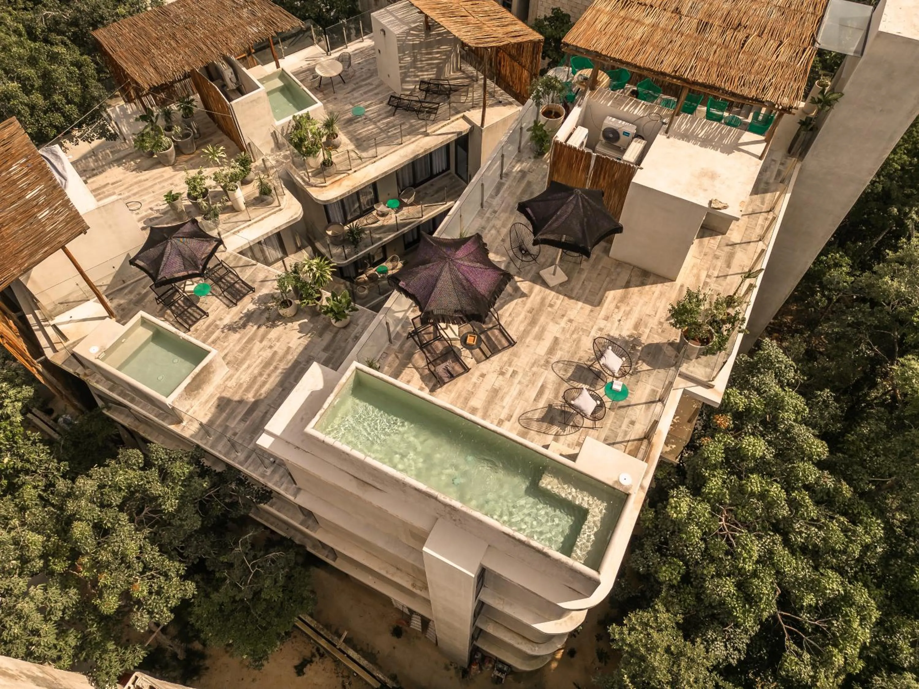 Bird's eye view in NAJ Boutique Hotel - Aldea Zama