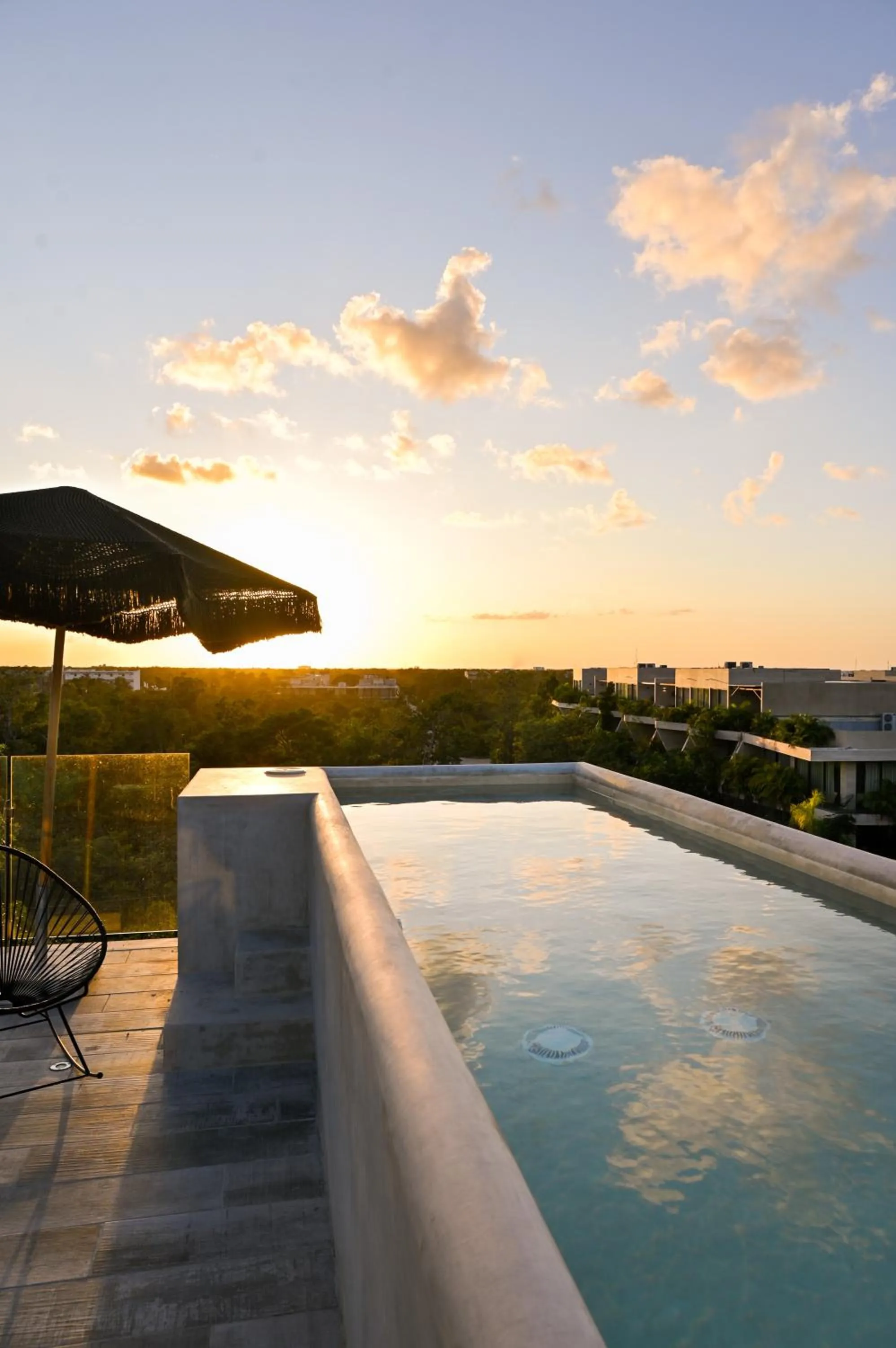 Pool view in NAJ Boutique Hotel - Aldea Zama