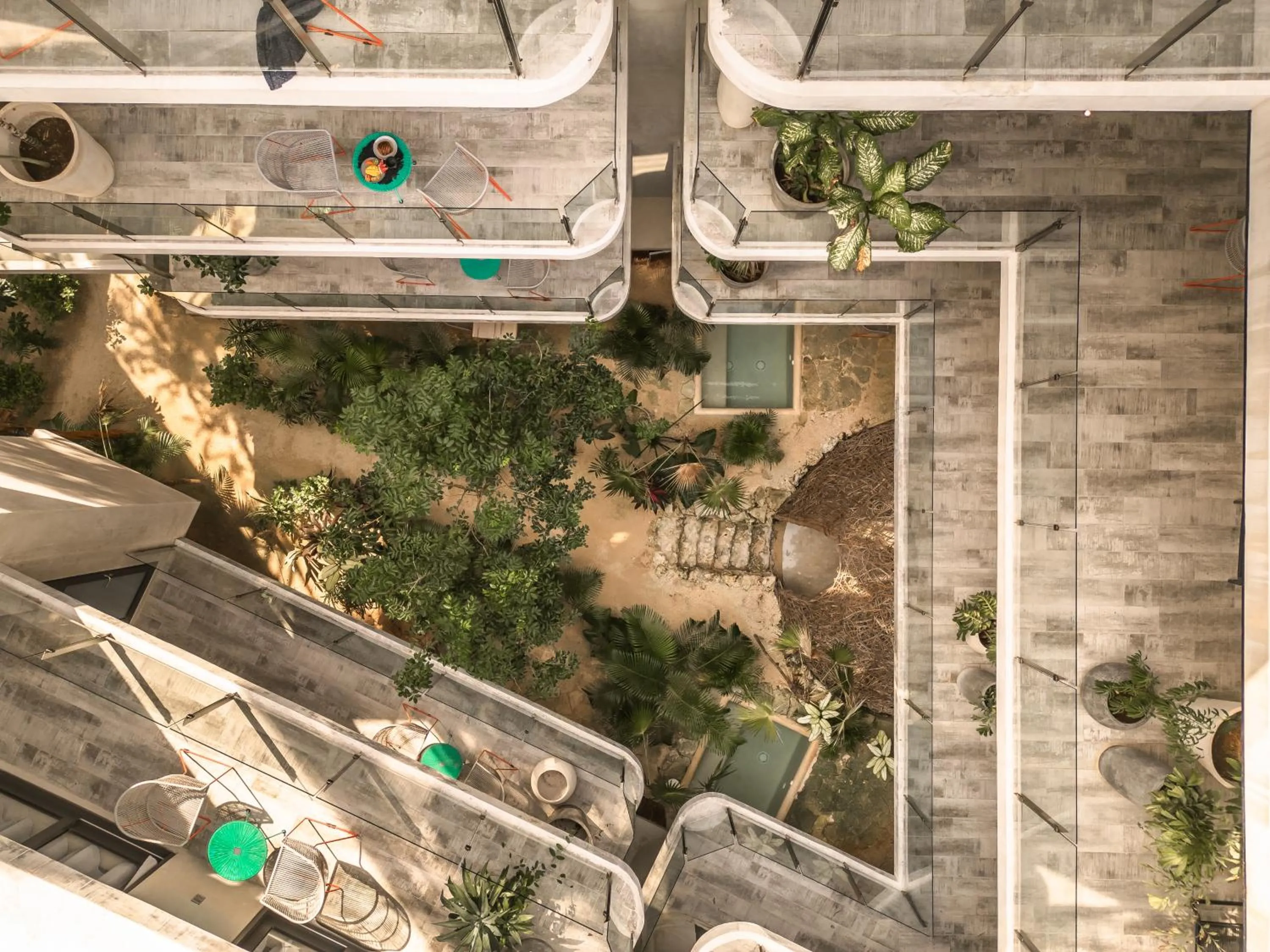 Patio in NAJ Boutique Hotel - Aldea Zama