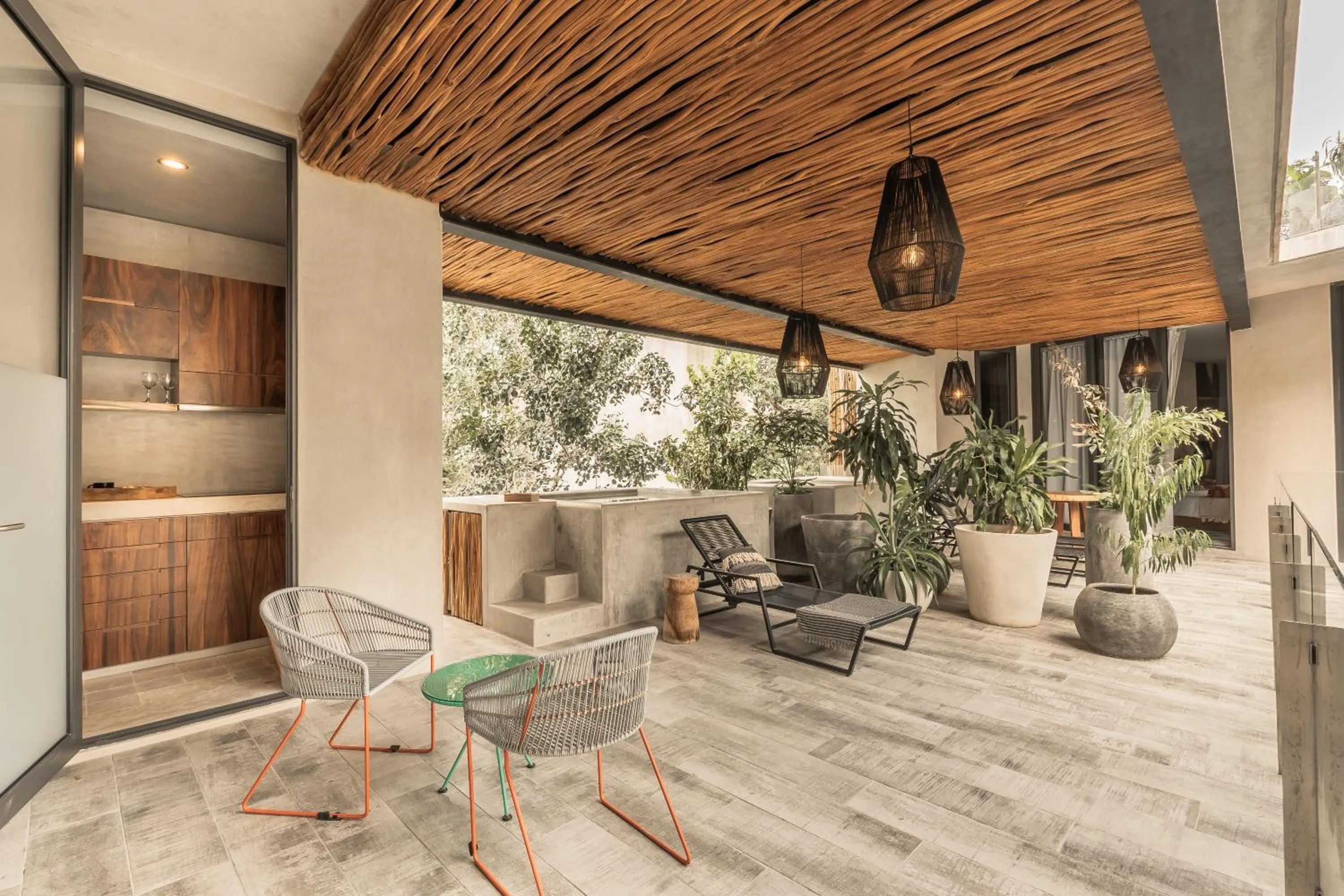 Patio in NAJ Boutique Hotel - Aldea Zama