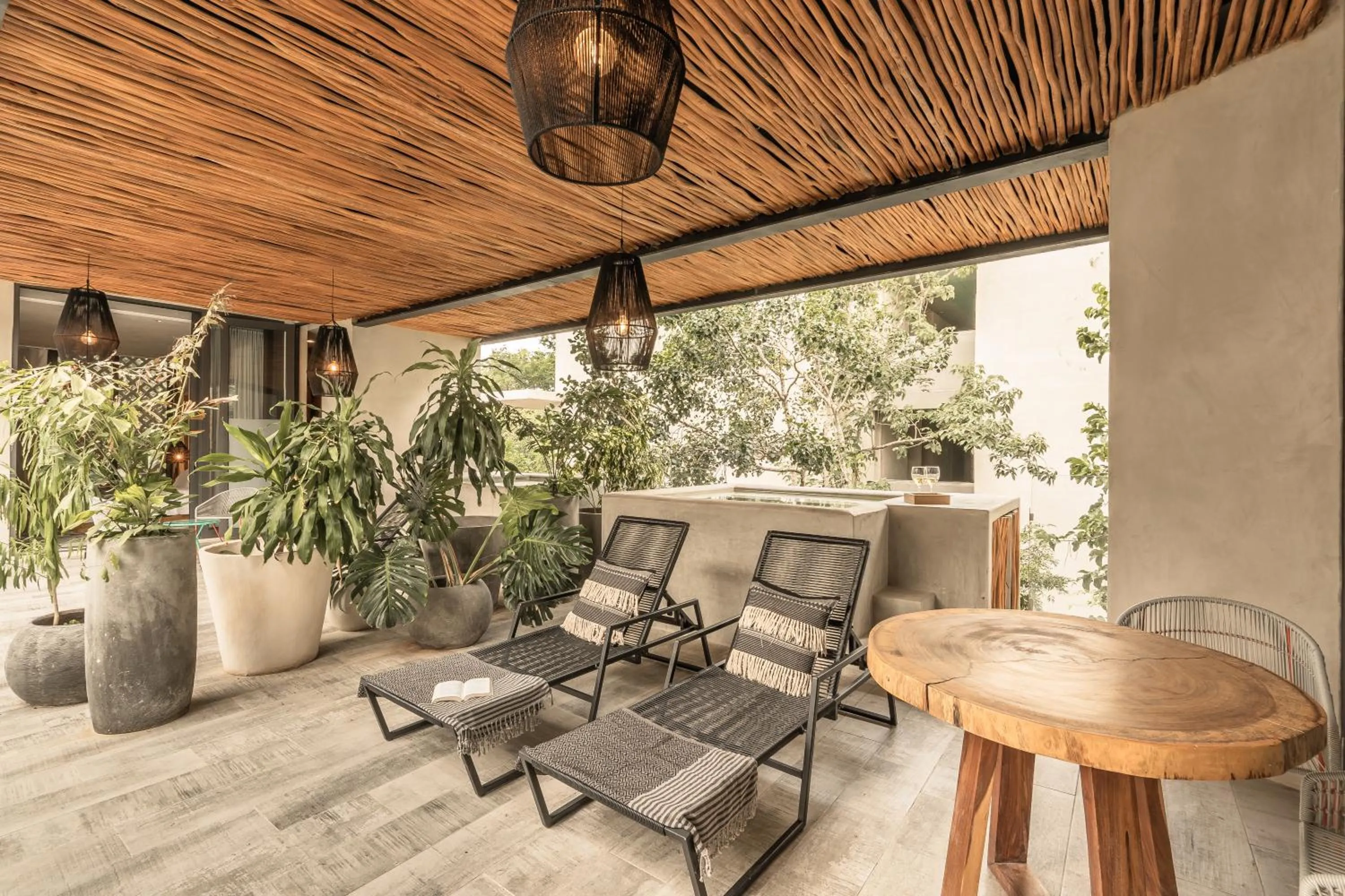 Balcony/Terrace in NAJ Boutique Hotel - Aldea Zama