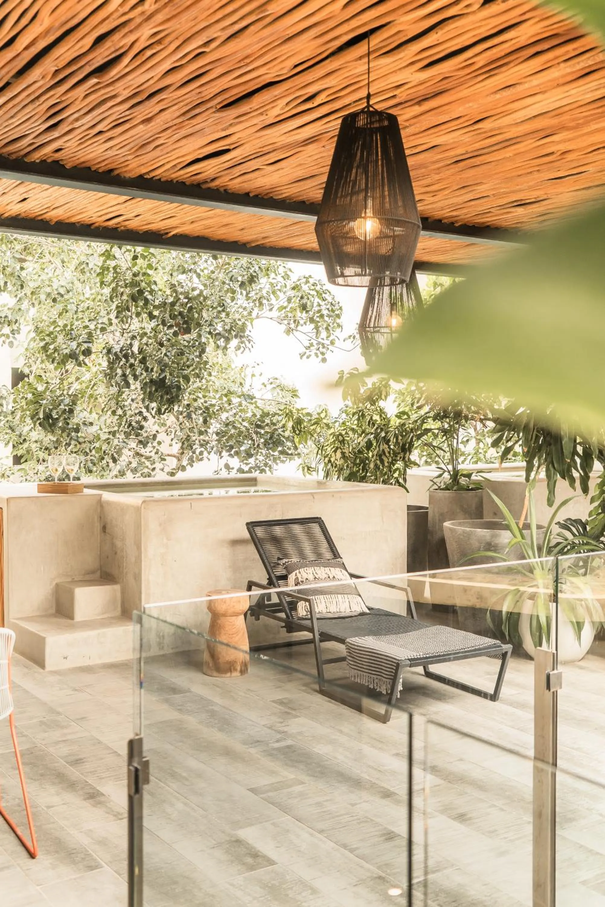Balcony/Terrace in NAJ Boutique Hotel - Aldea Zama