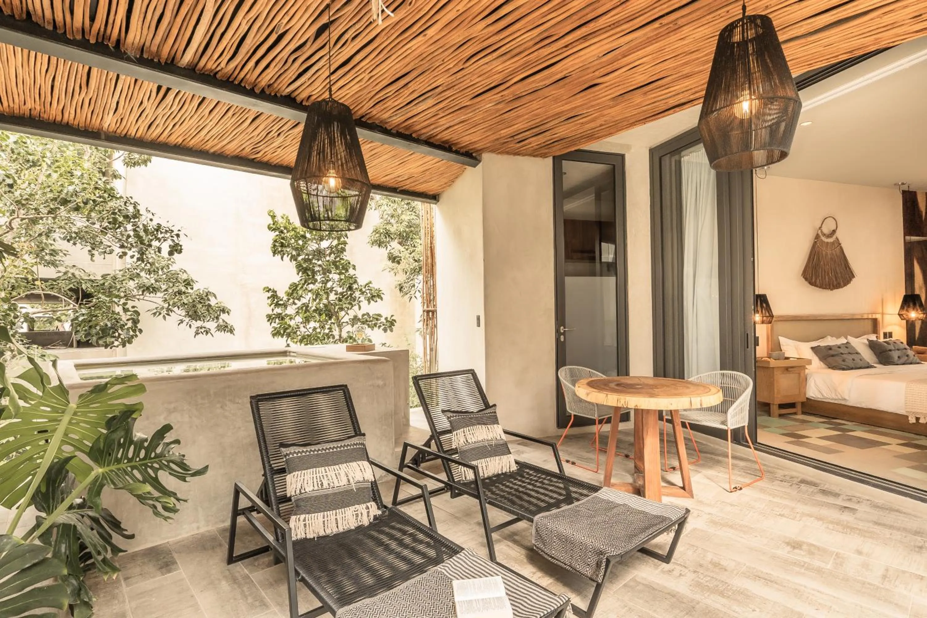 Patio in NAJ Boutique Hotel - Aldea Zama