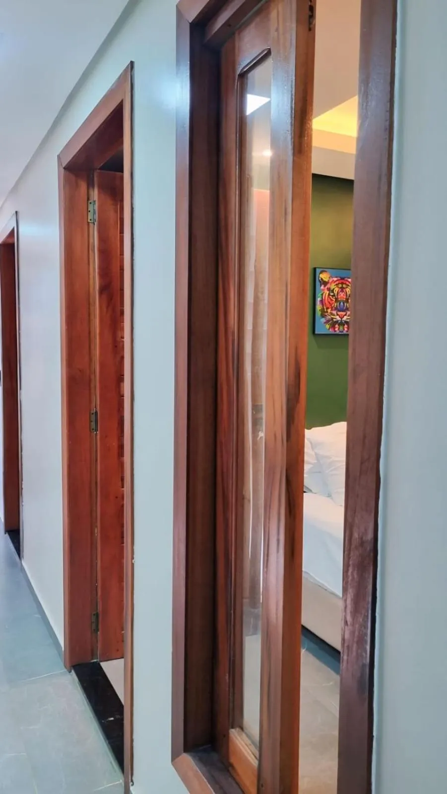 Bed in Milos Hotel Icaraizinho