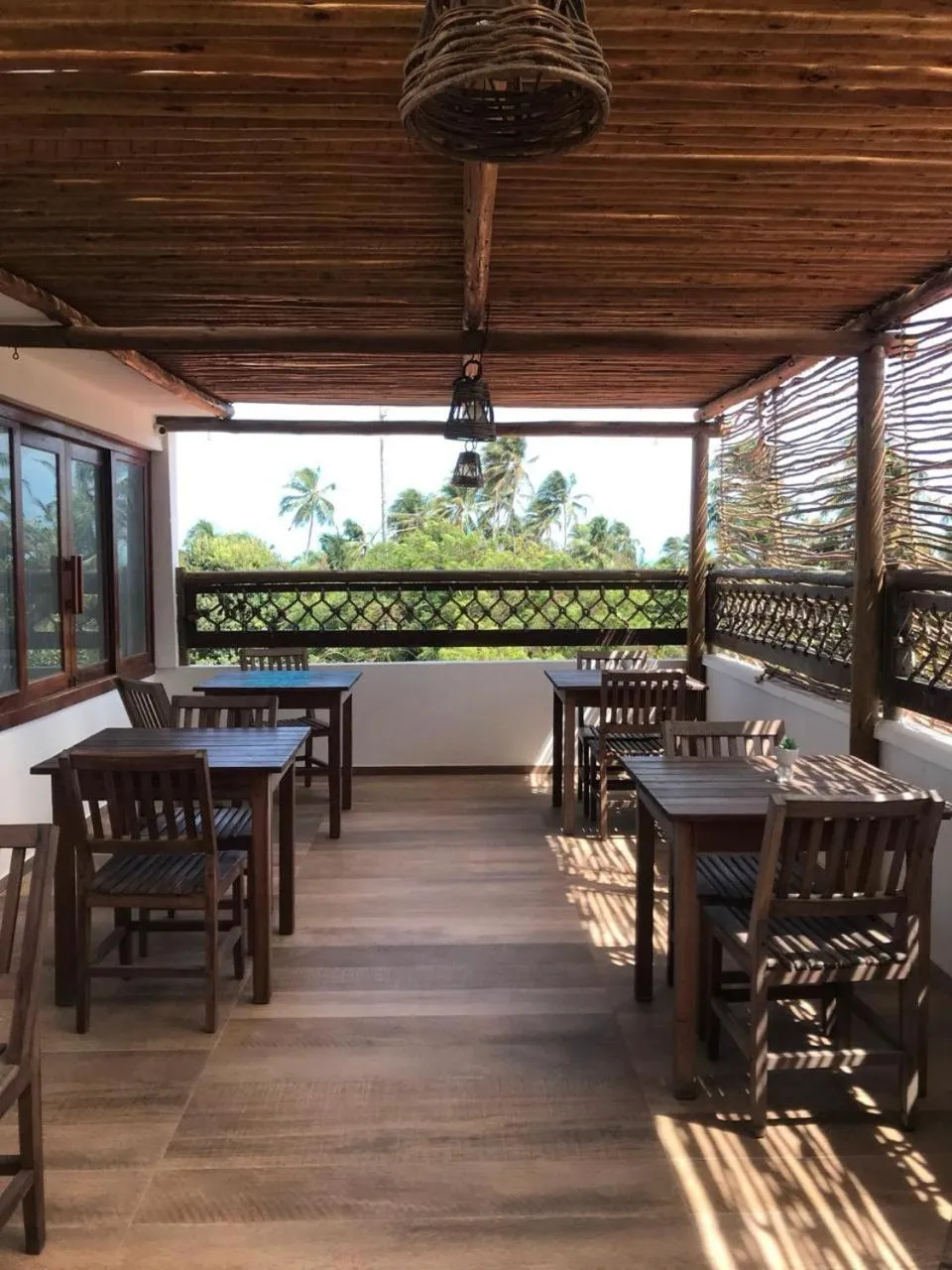 Balcony/Terrace in Milos Hotel Icaraizinho