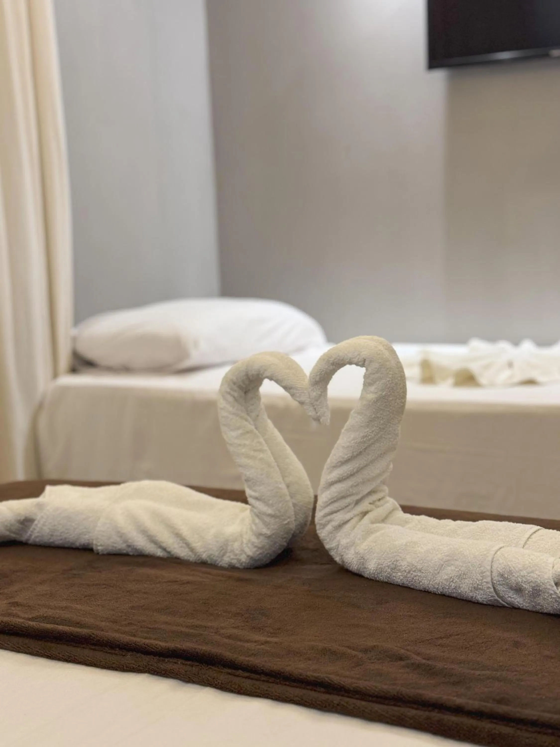 Bed in Milos Hotel Icaraizinho