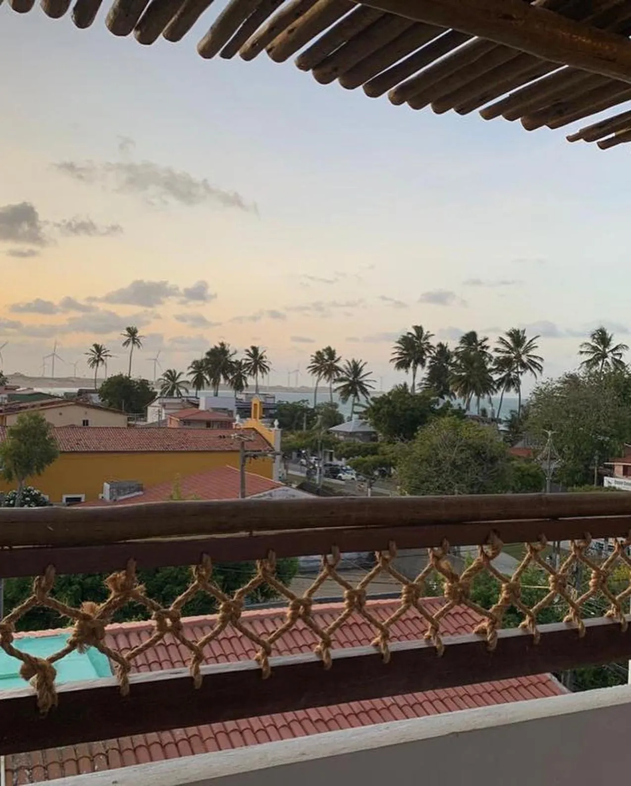 Balcony/Terrace in Milos Hotel Icaraizinho