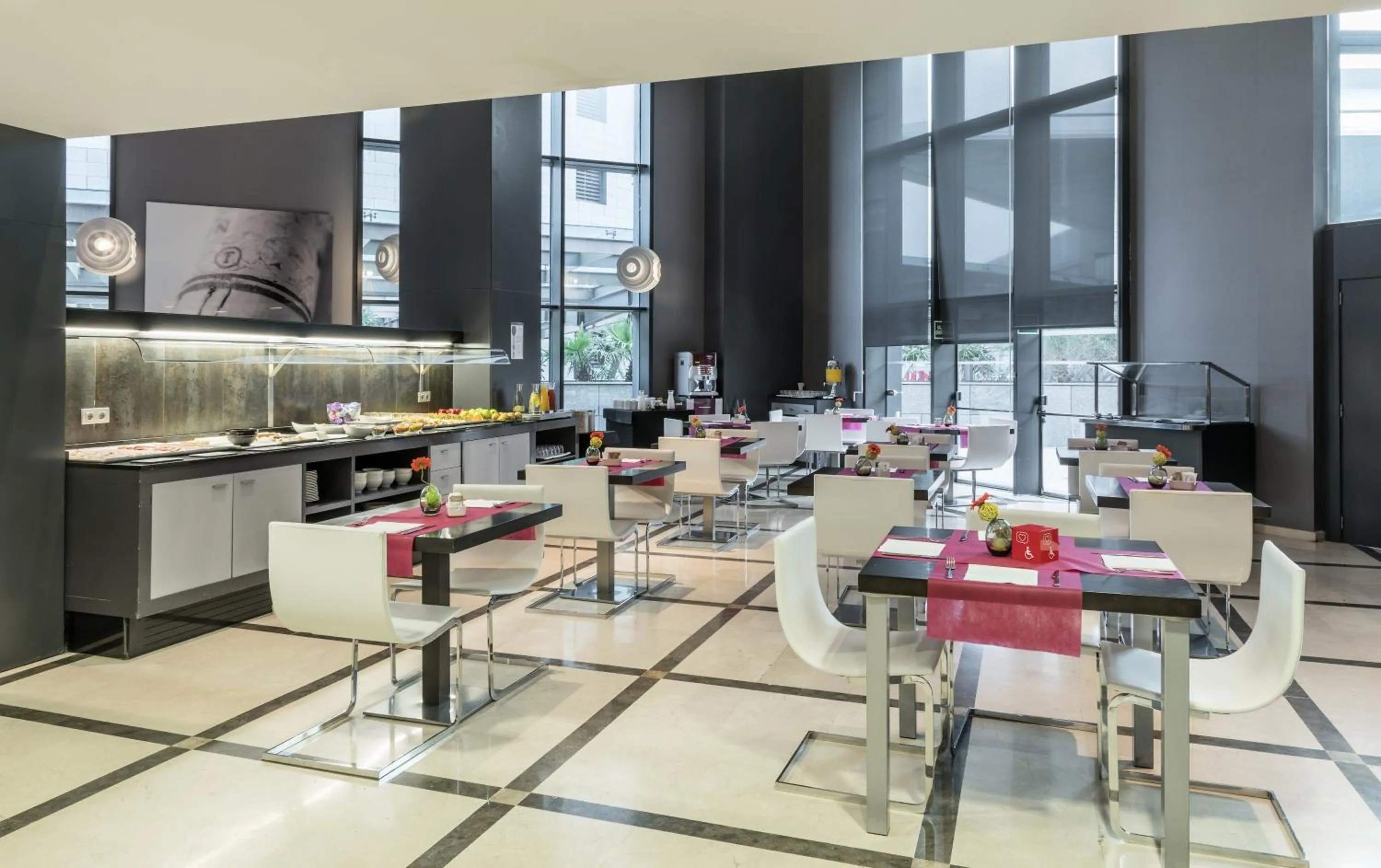 Buffet breakfast in Ilunion Aqua 4