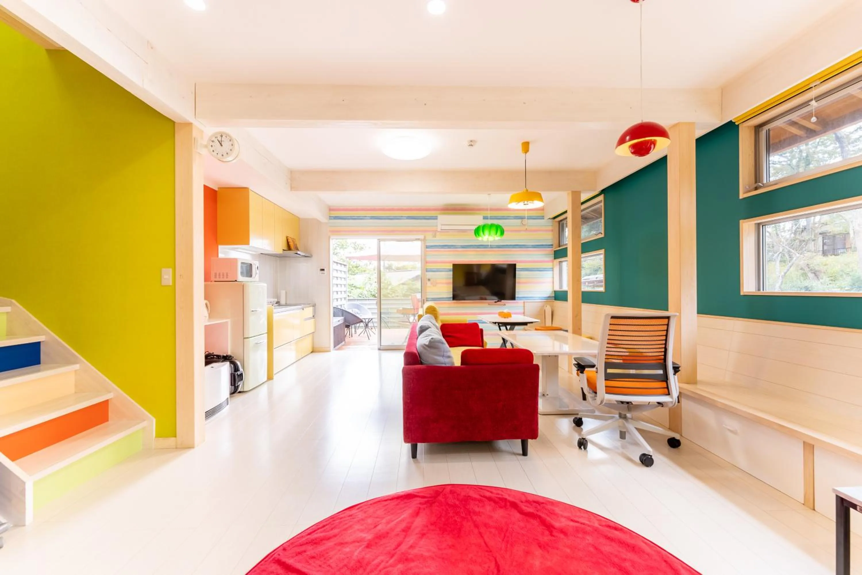 Living room in ビタミンハウス伊豆高原 - vitaminhouse IZUKOGEN