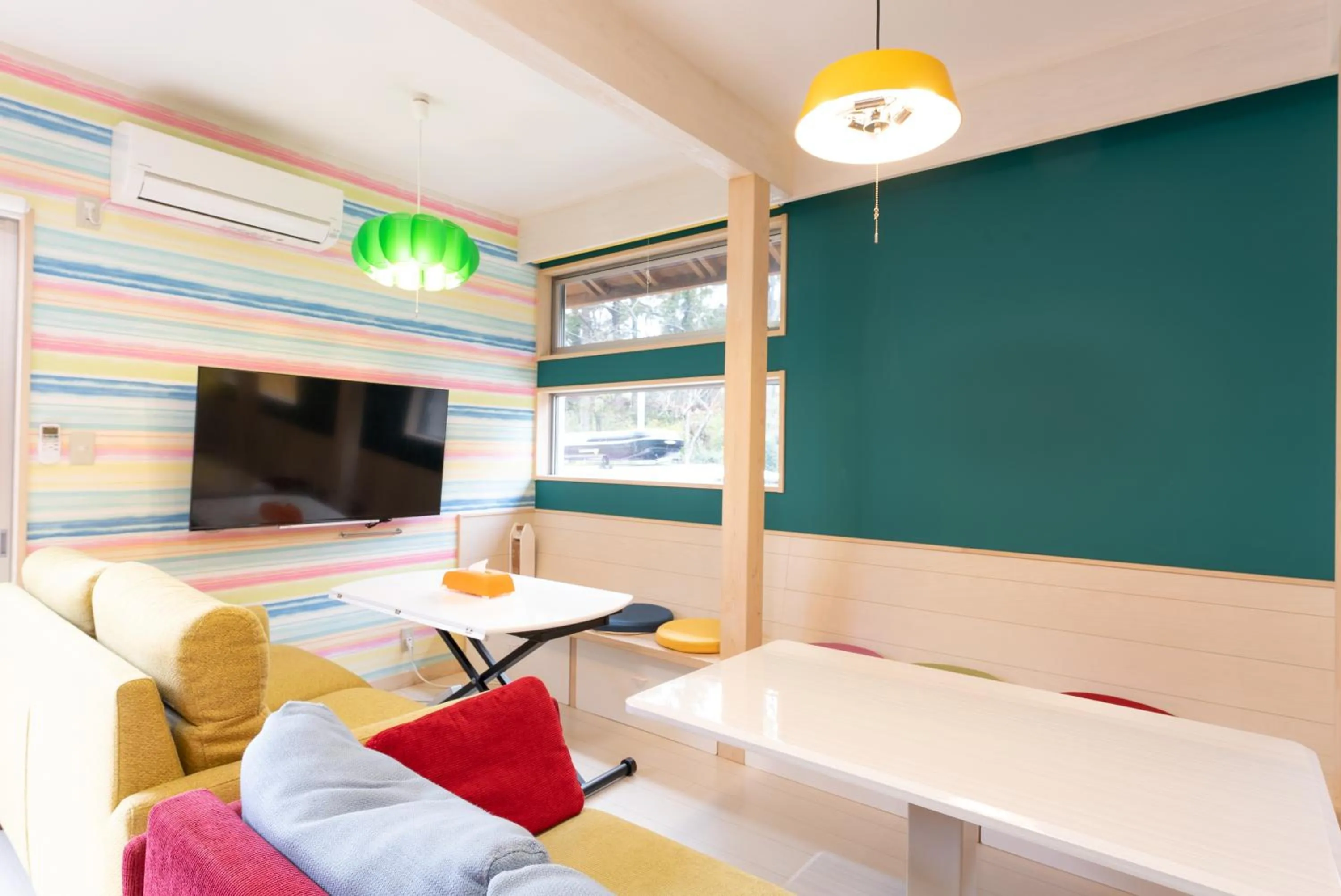 Living room in ビタミンハウス伊豆高原 - vitaminhouse IZUKOGEN