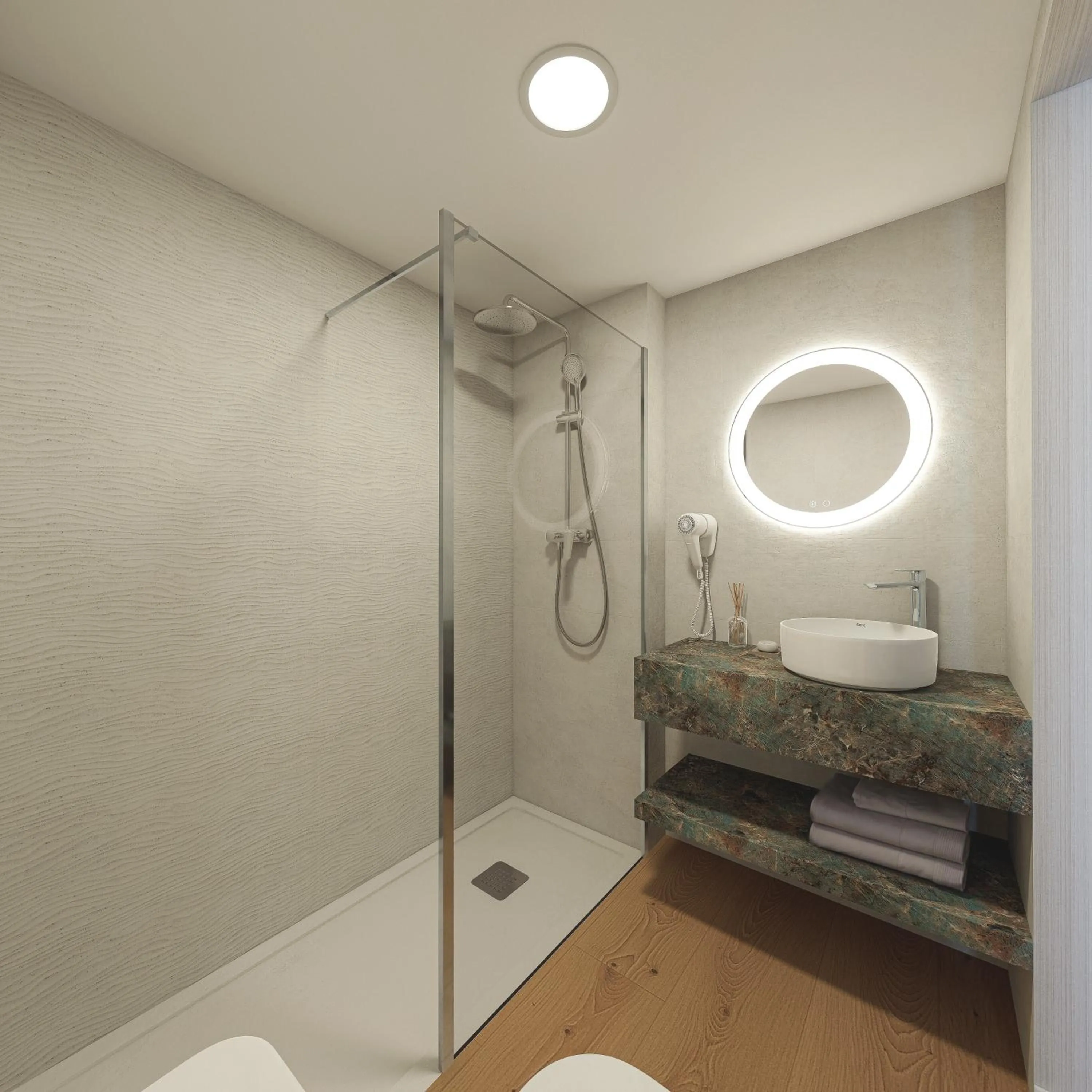 Bathroom in Hotel Internacional