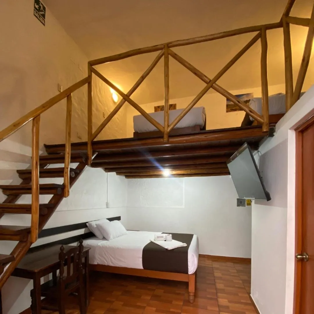 Bed in La casa de theo