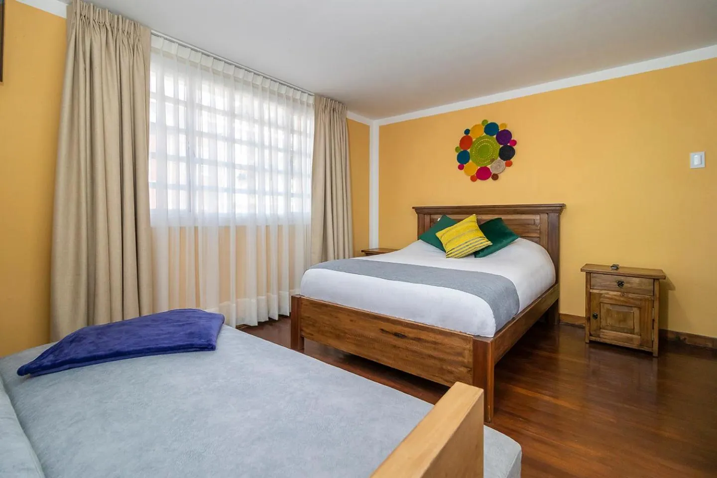 Photo of the whole room, Bed in Corazon del Molino Corferias Bogota- Embajada Americana