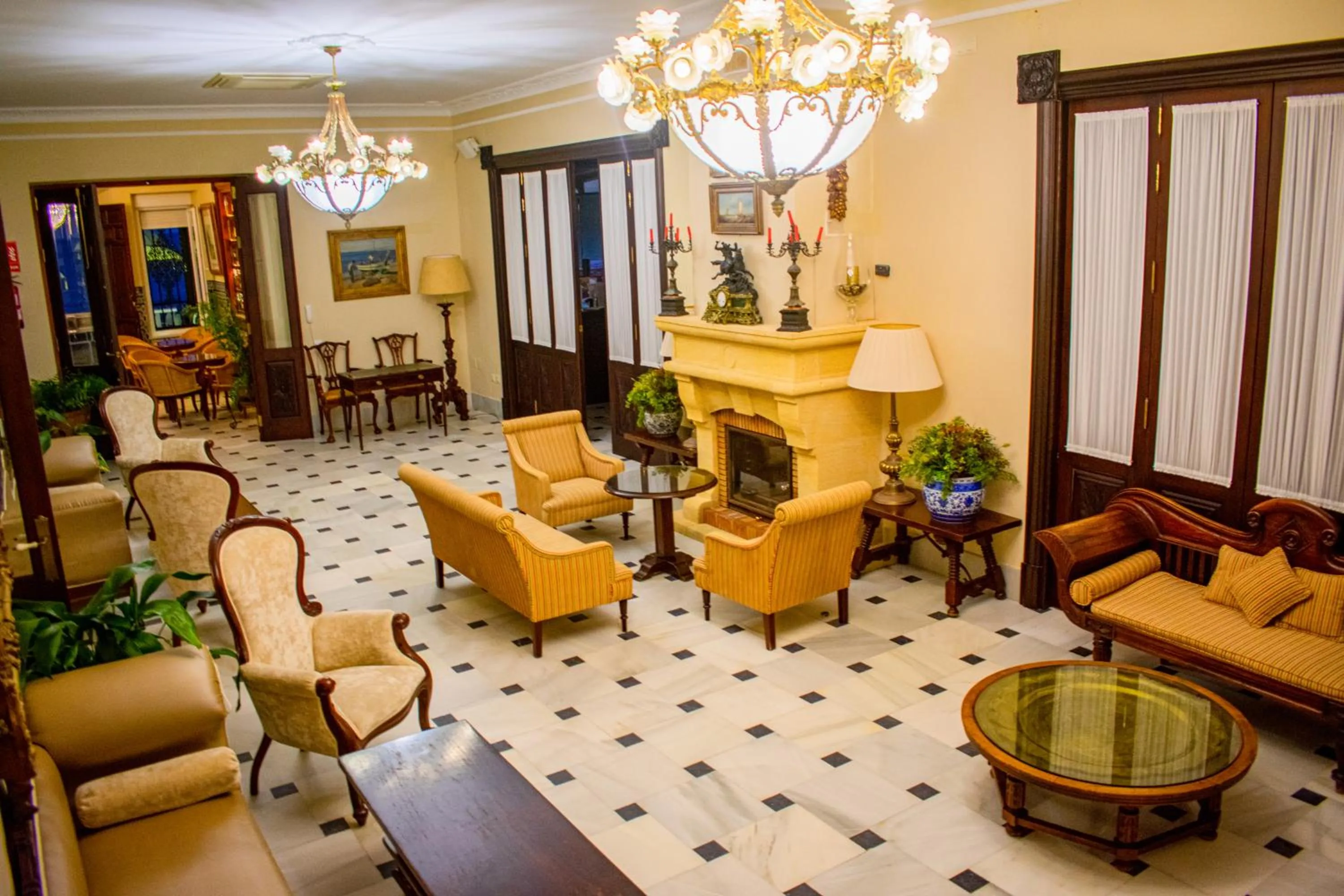 Living room in Hotel Playa de Regla