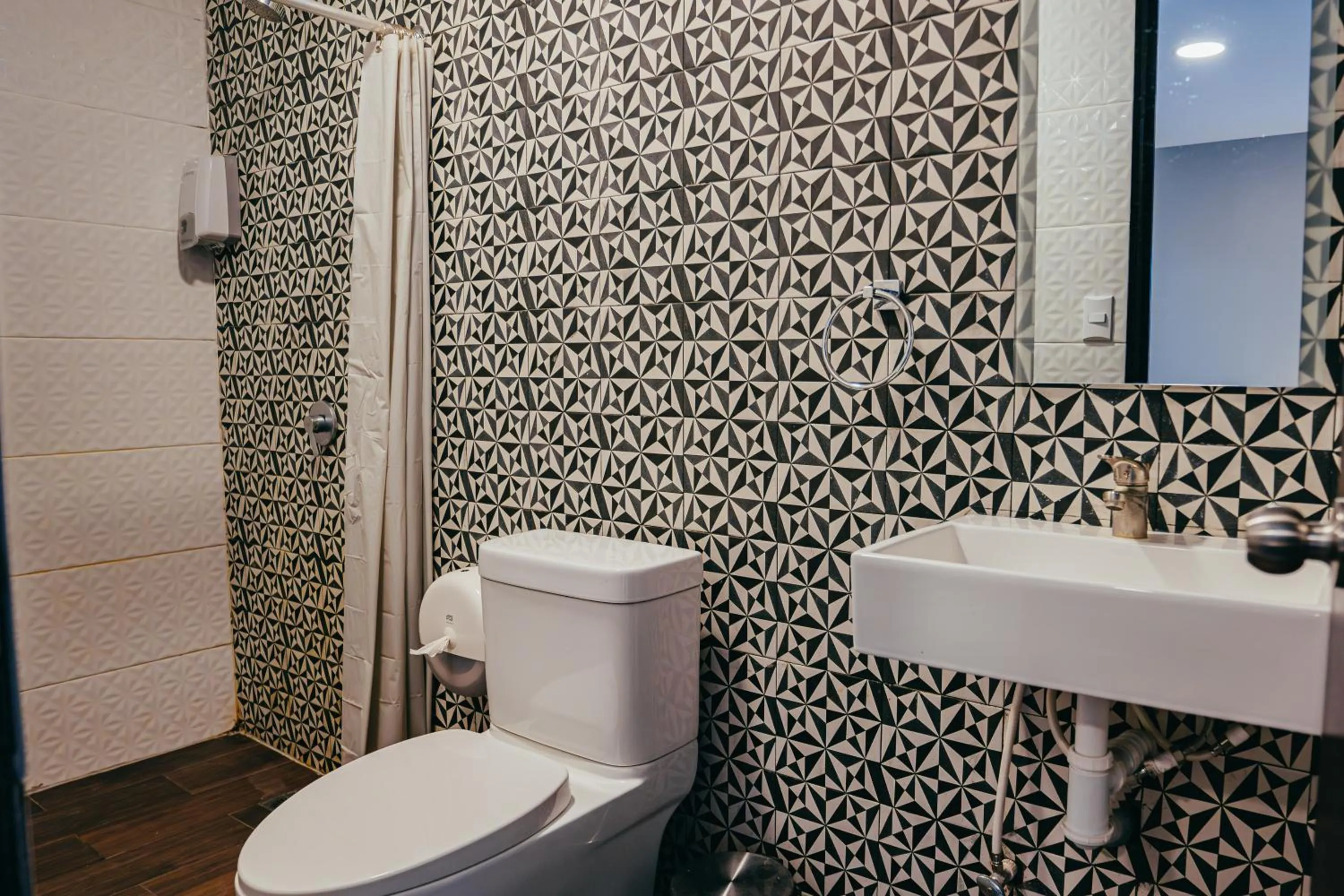 Bathroom in Hotel Villas Santander