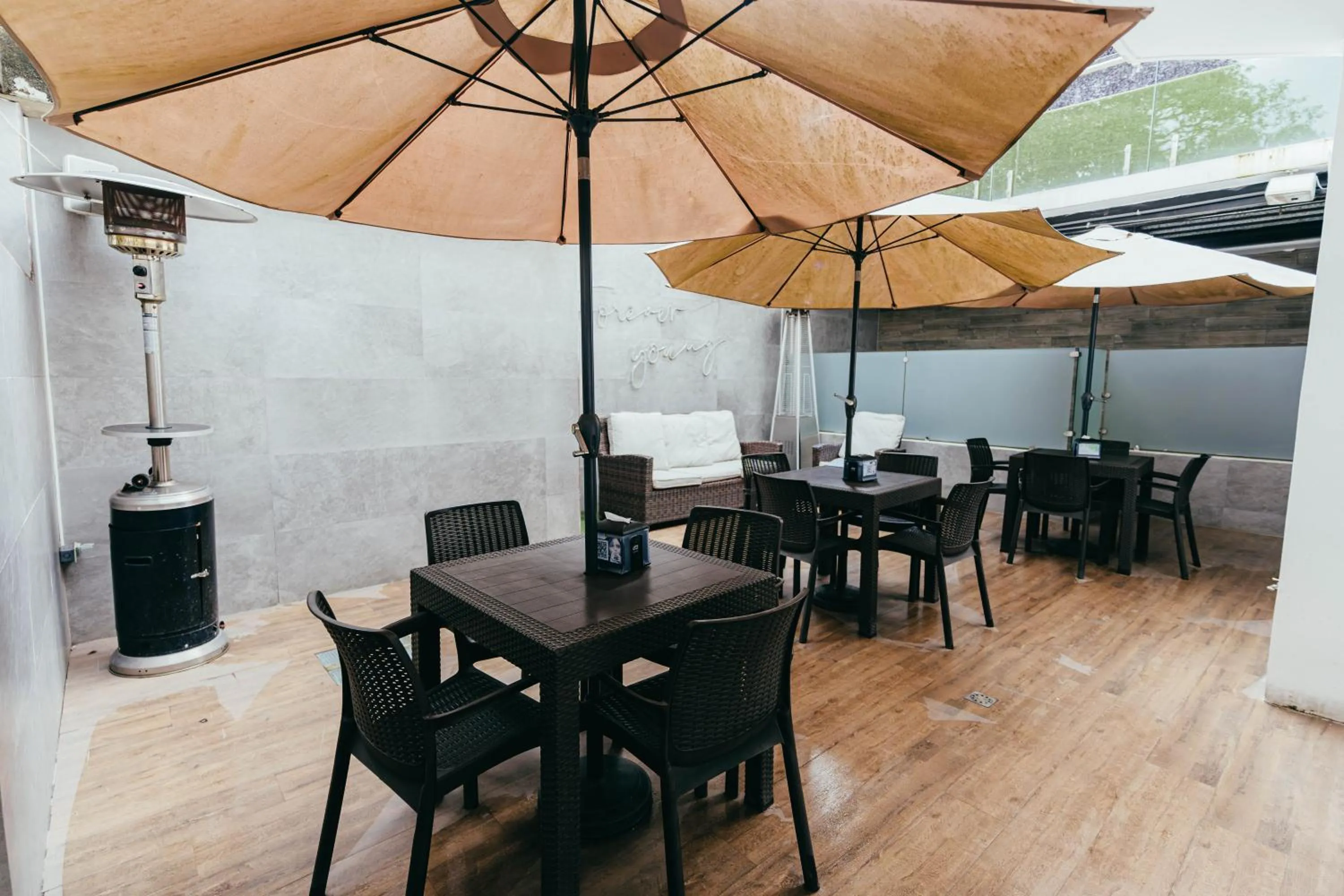 Patio in Hotel Villas Santander