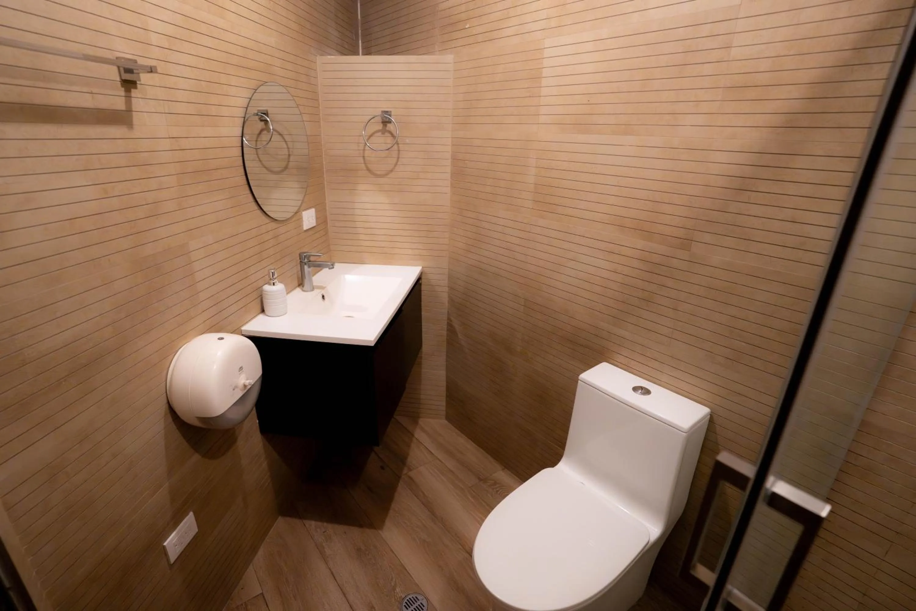 Bathroom in Hotel Villas Santander