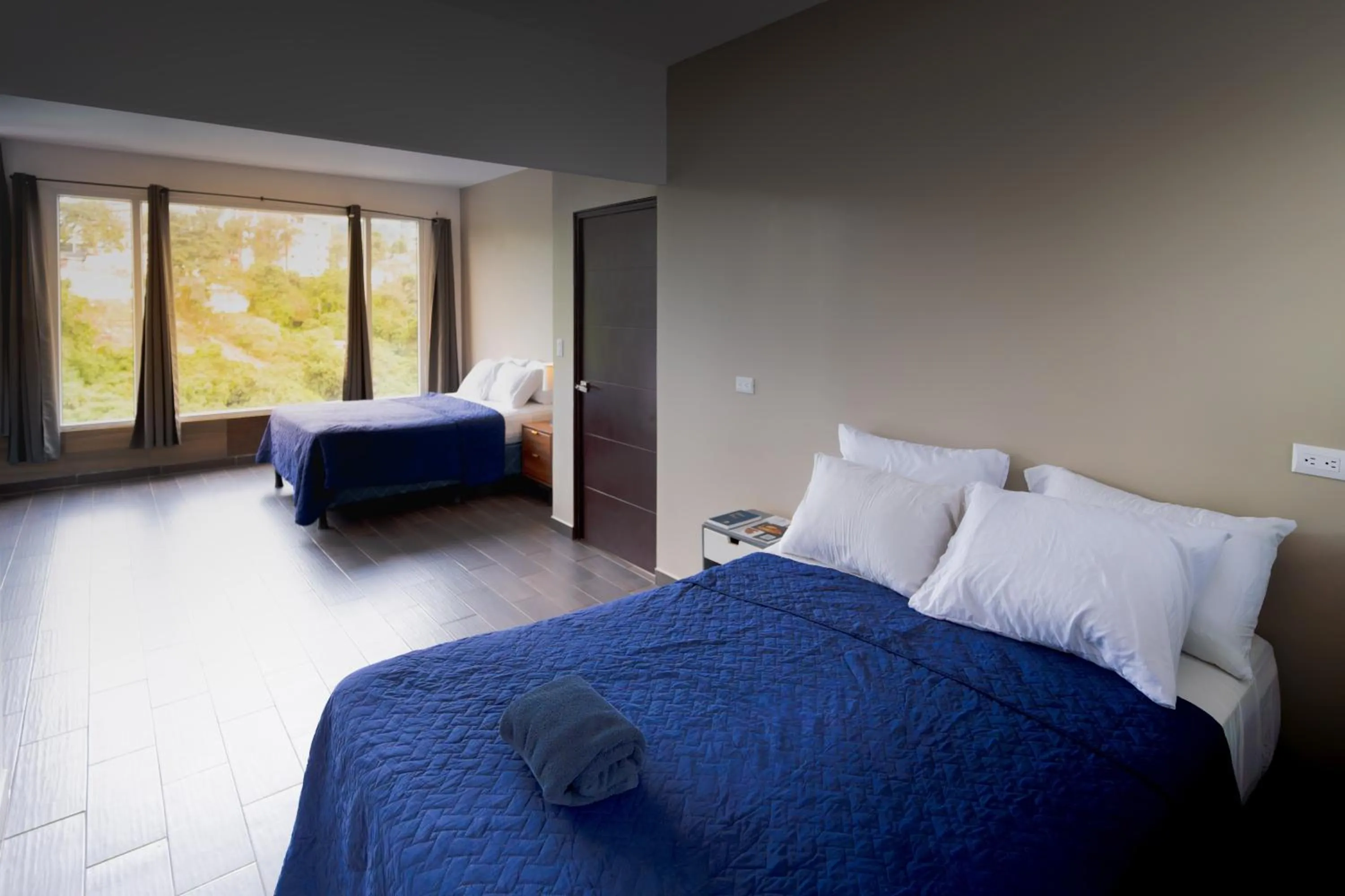 Bedroom, Bed in Hotel Villas Santander