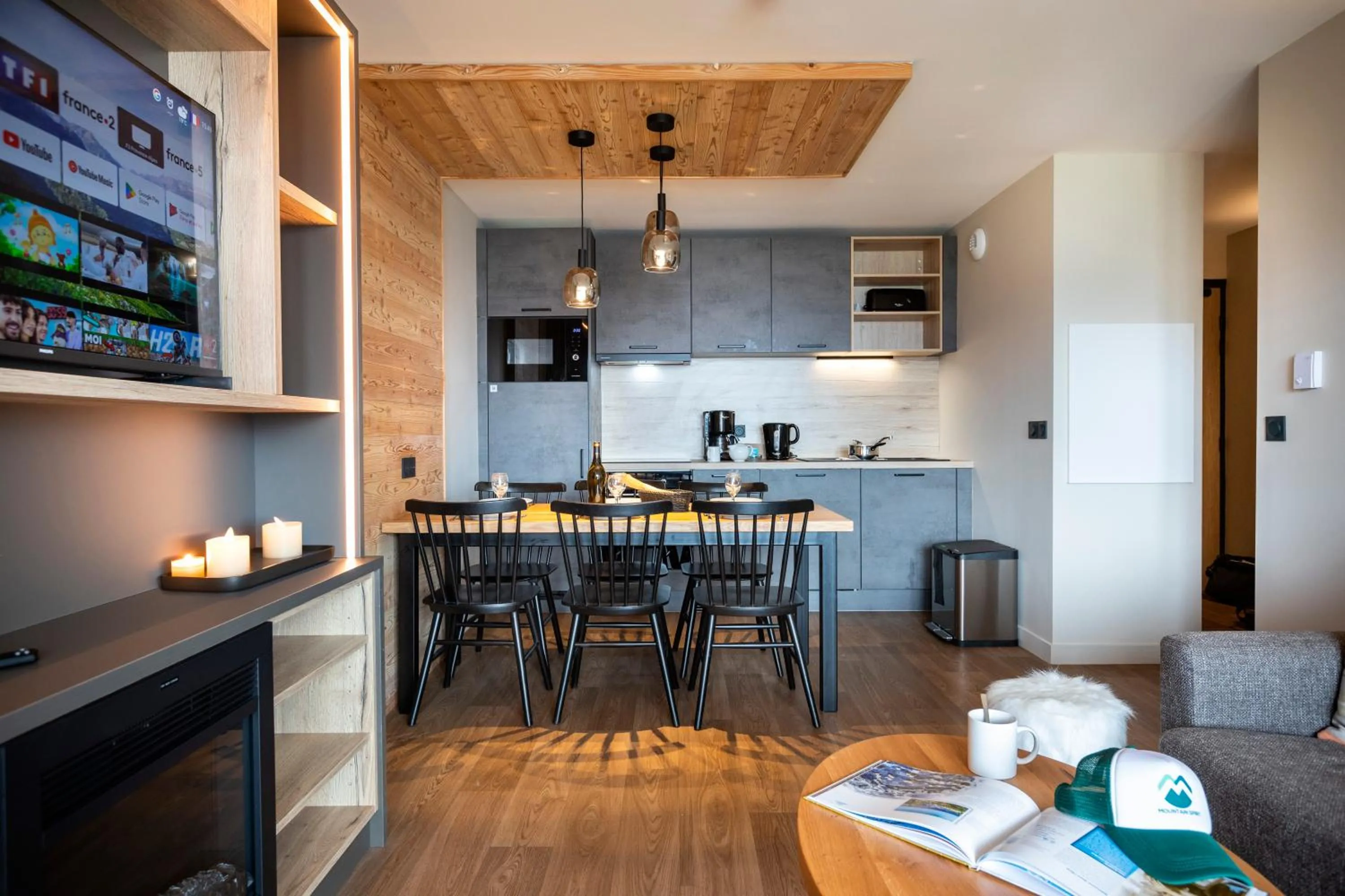 kitchen in Résidence Club MMV Le Silvana