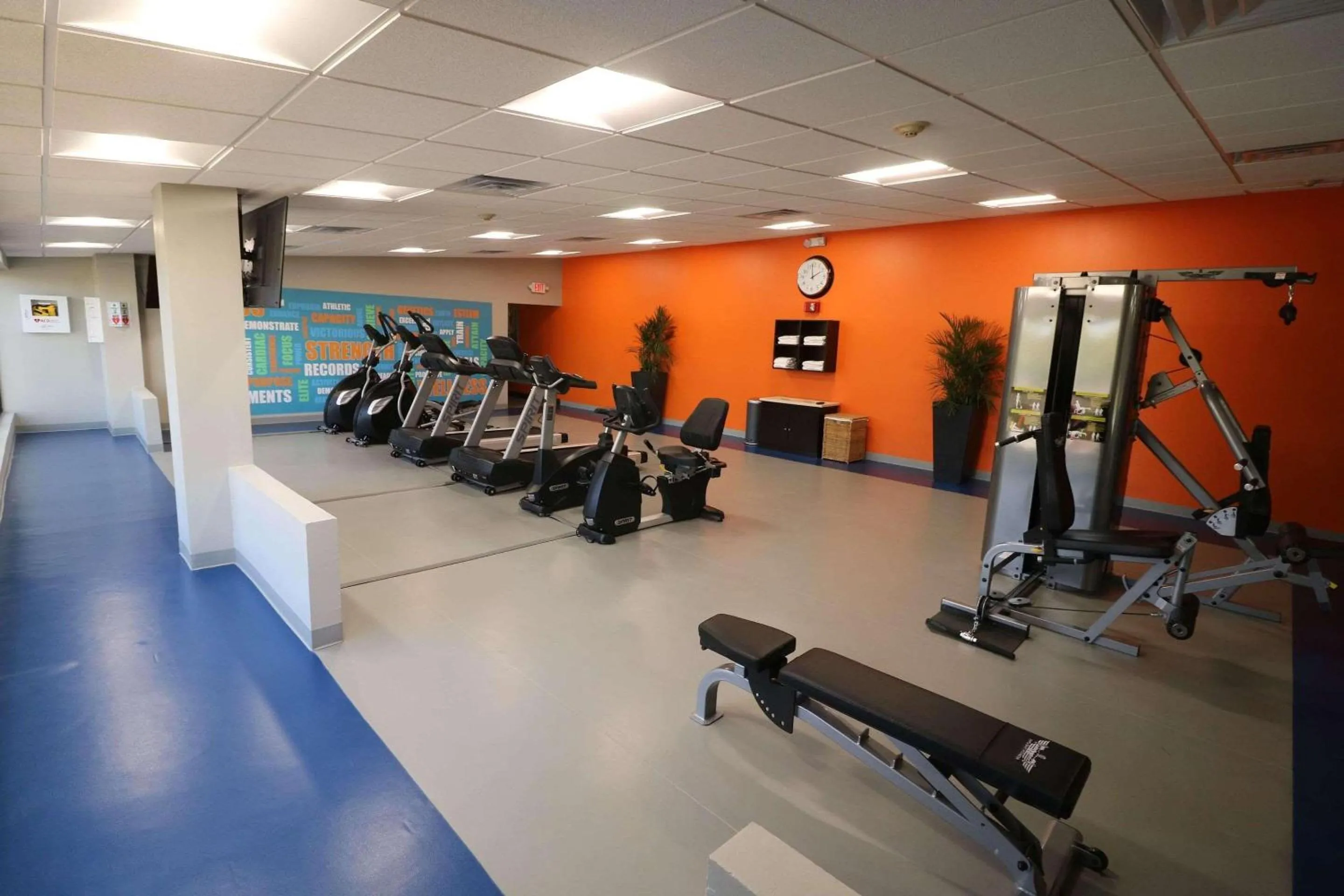 Fitness centre/facilities in Radisson Hotel Southfield-Detroit