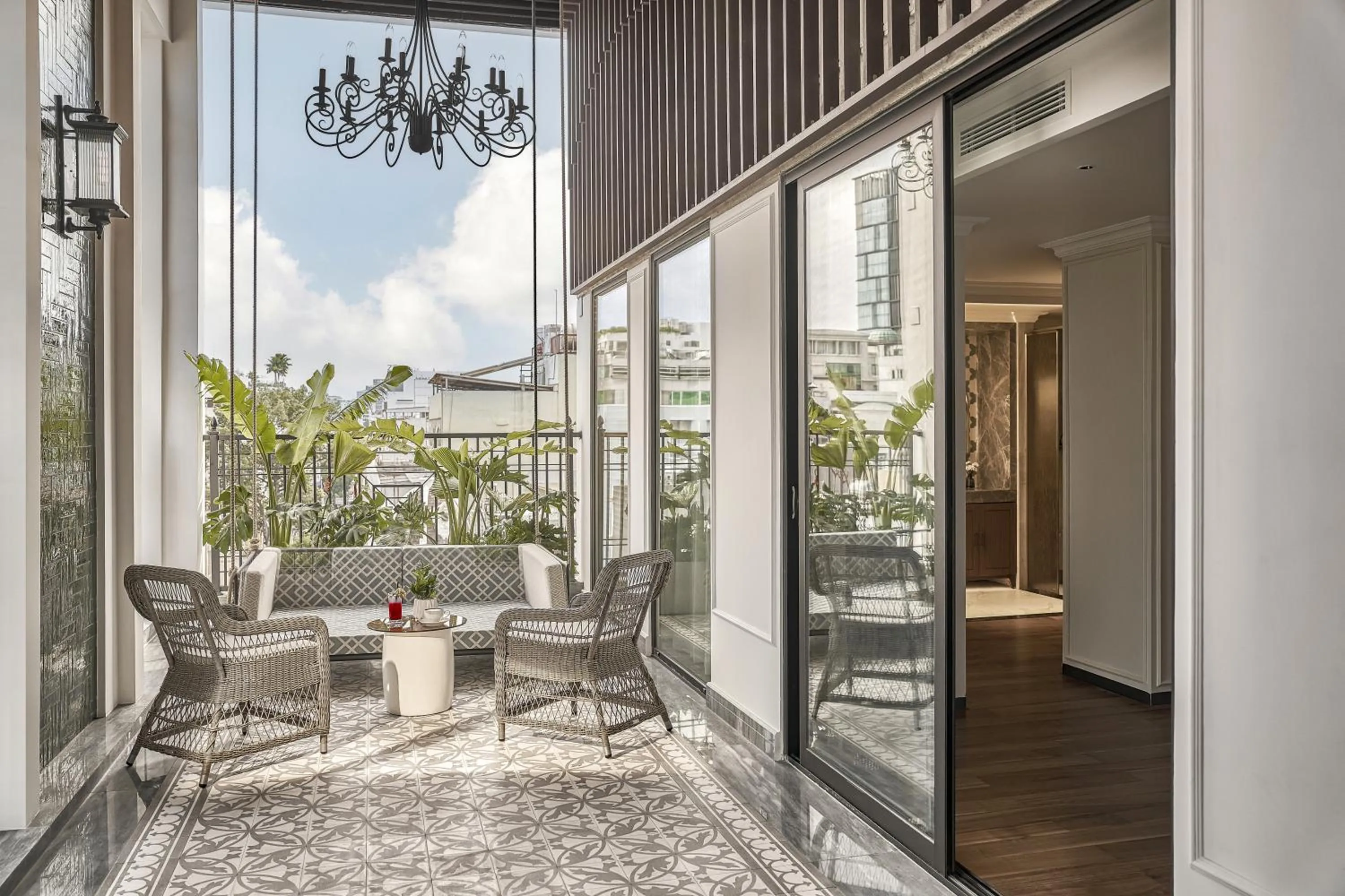 Patio in La Siesta Premium Saigon